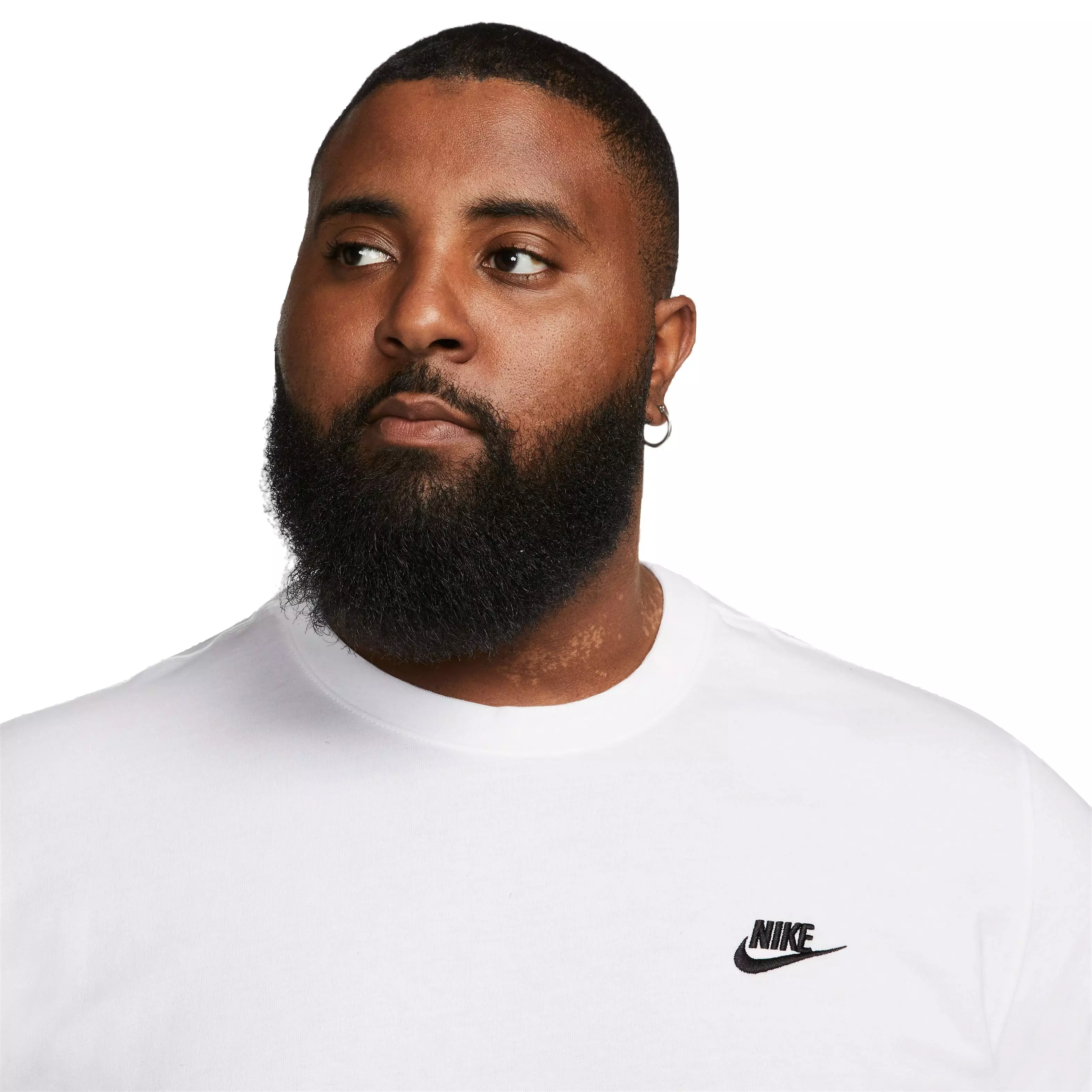 Nike Men's Sportswear Long-Sleeve Tee-White - WHITE