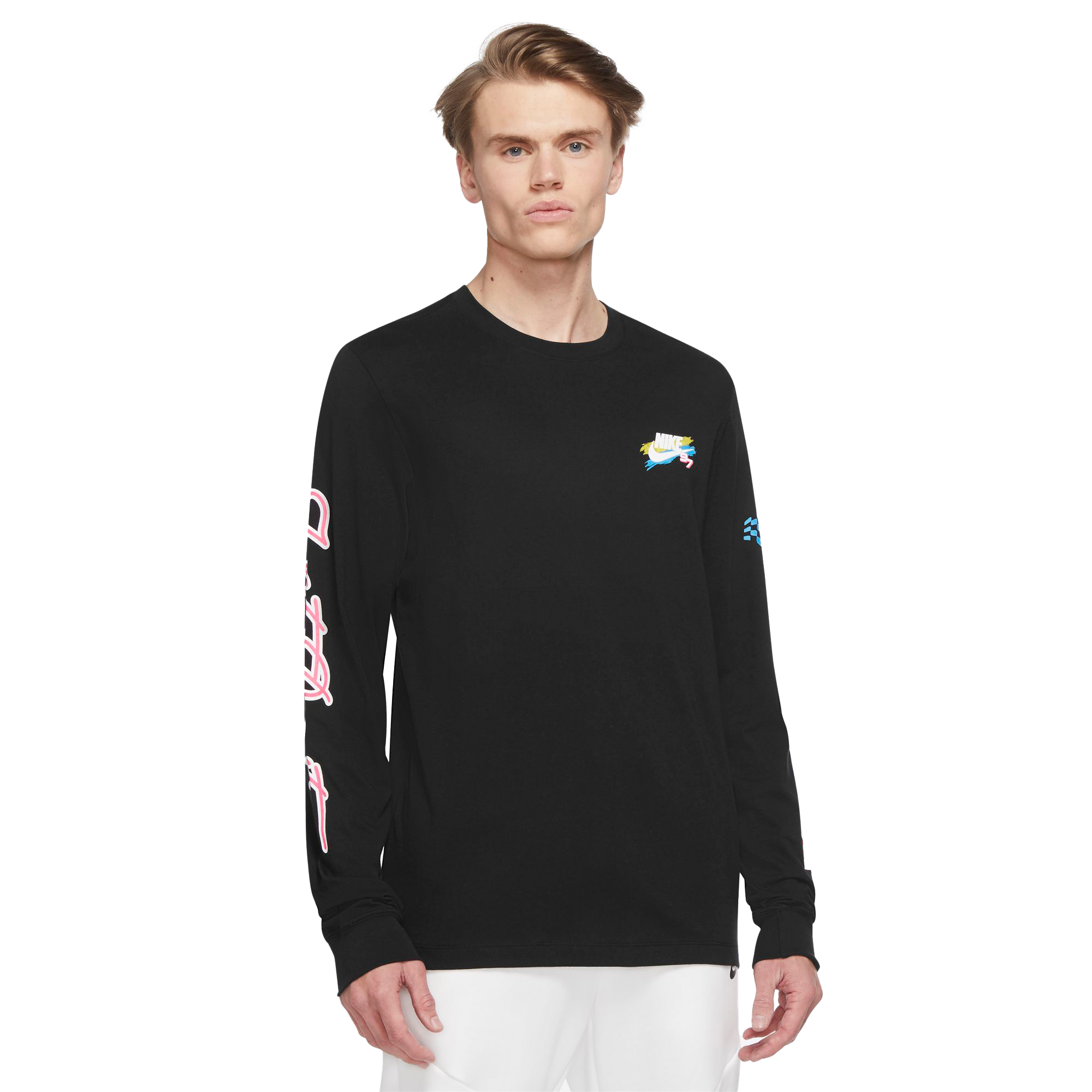 Nike Men's Sportswear Racing Graphic Tee-Black - Hibbett