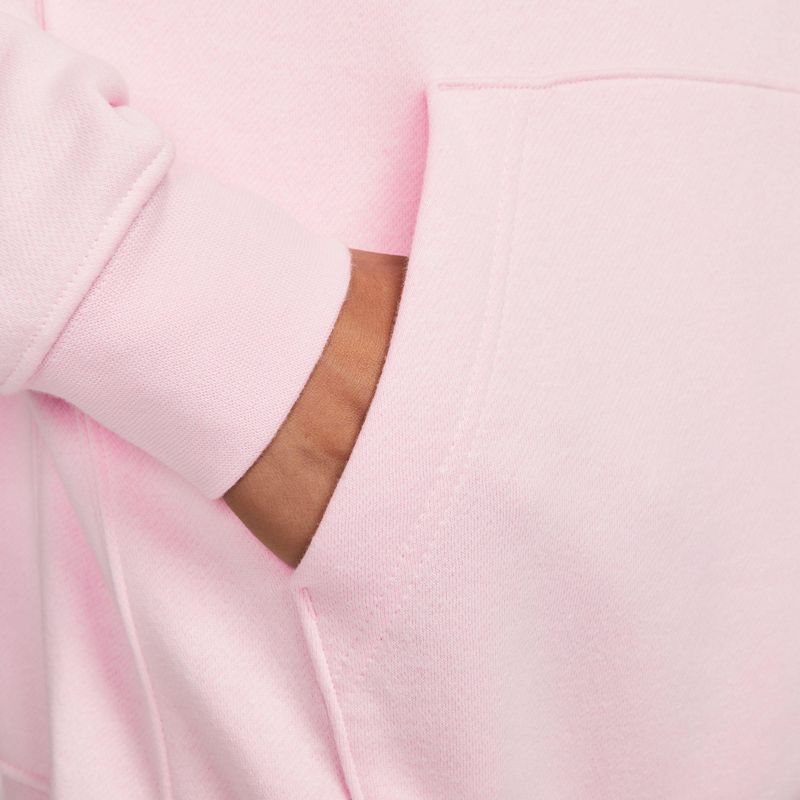 Nike Men's Sportswear Club Fleece Pullover Hoodie-Pink - PINK Thumbnail View 5