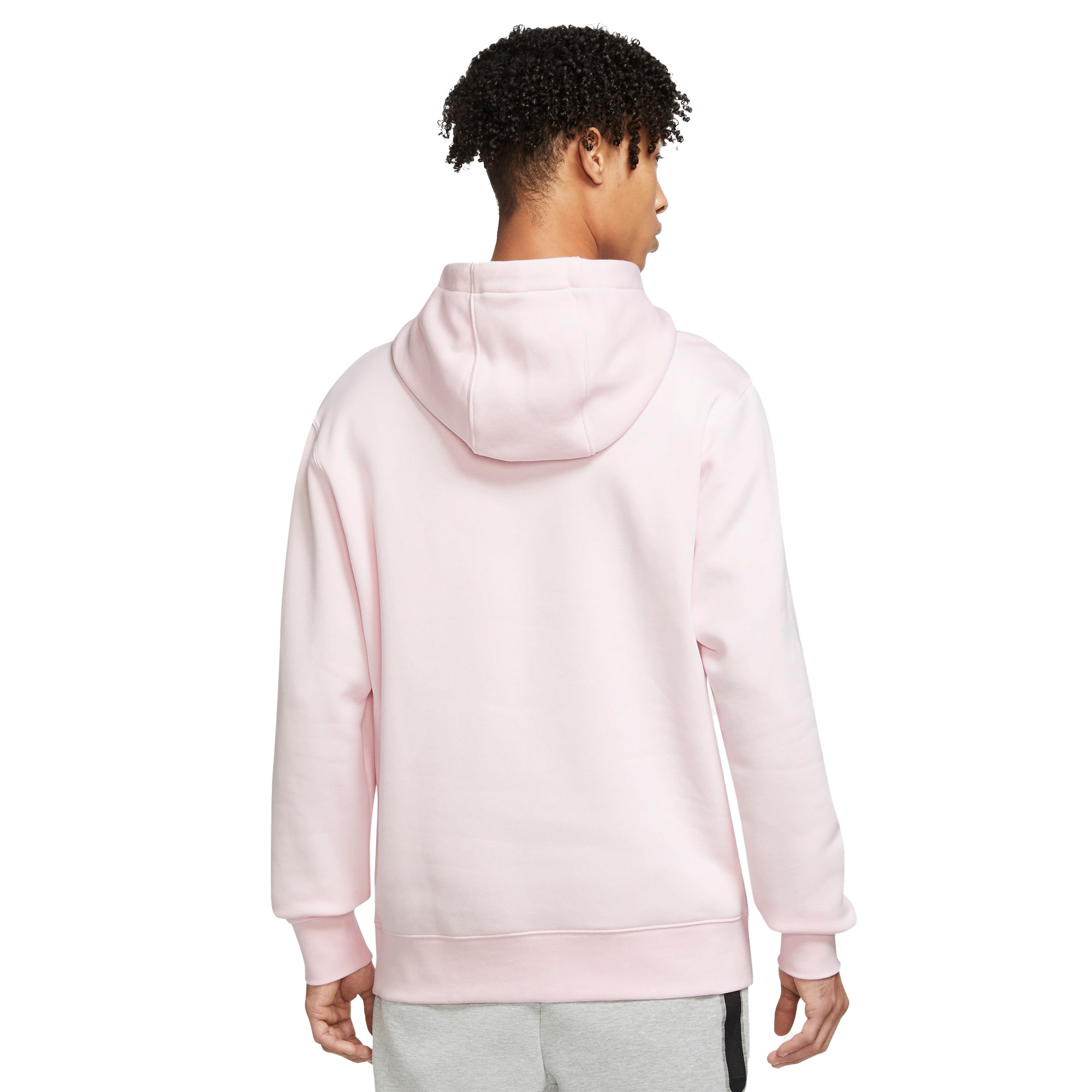 Men's Nike Sportswear Club Fleece Hoodie – PINK/WHITE – CSC