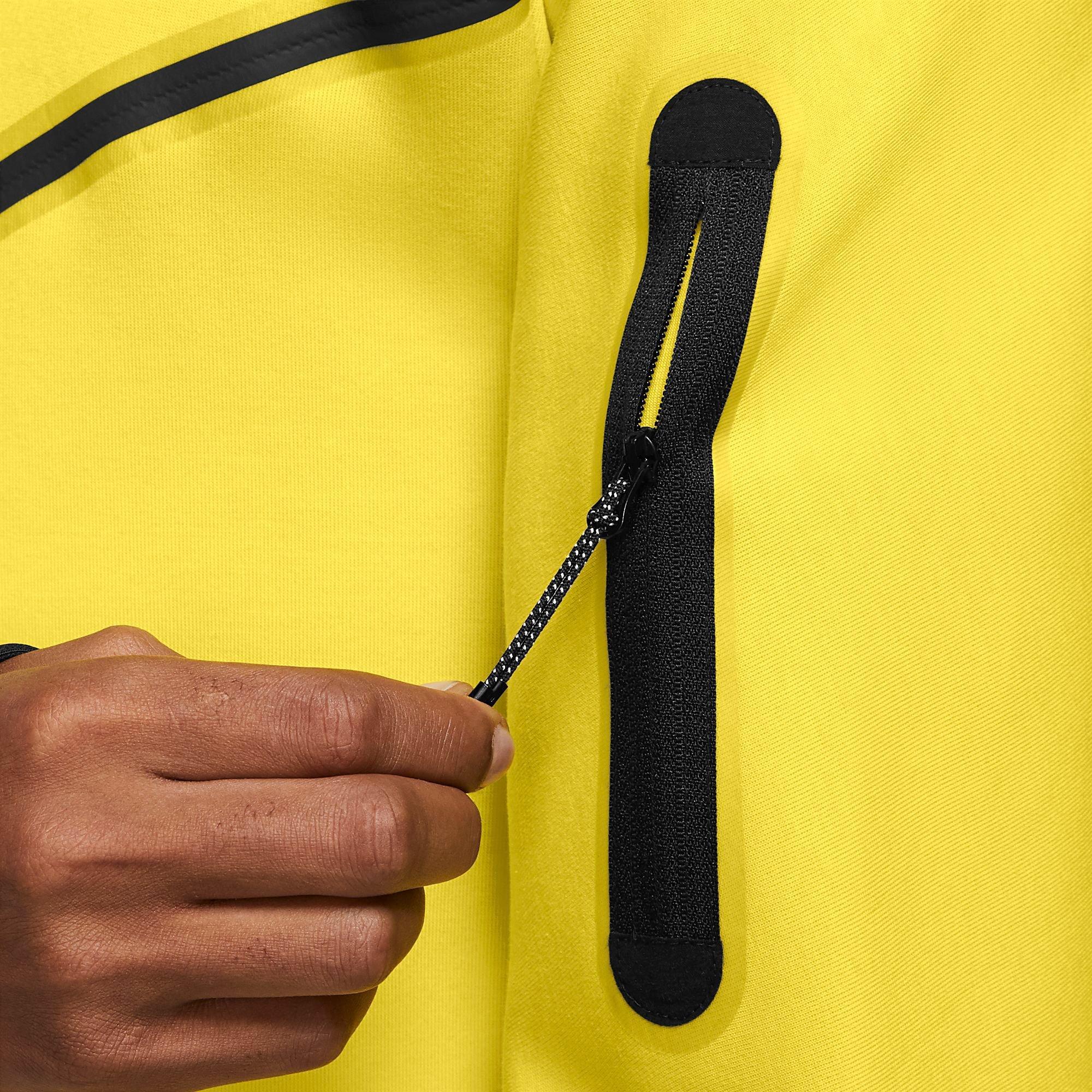 nike tech fleece hoodie yellow