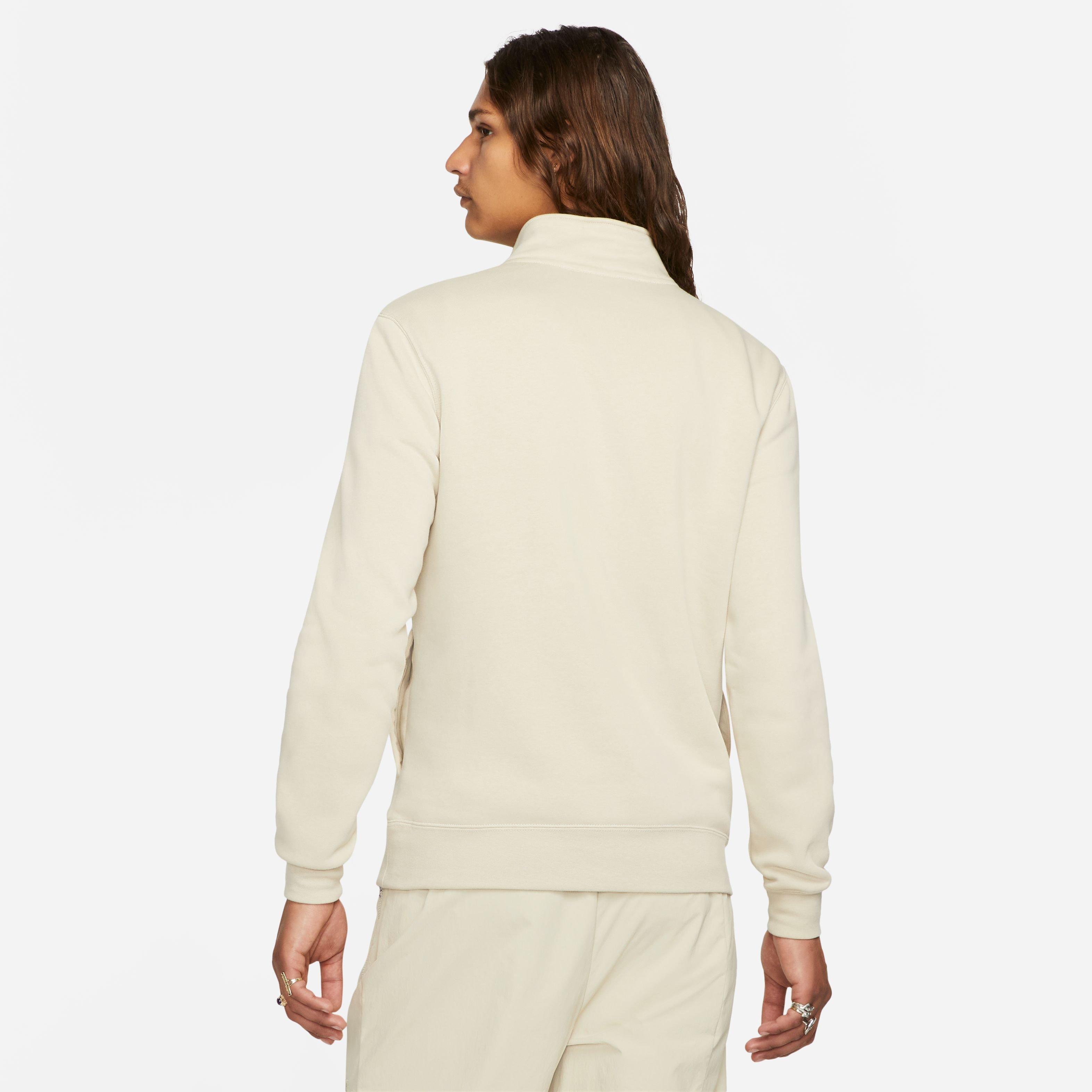 Nike Sportswear Club Men's Brushed-Back 1/2-Zip Pullover.