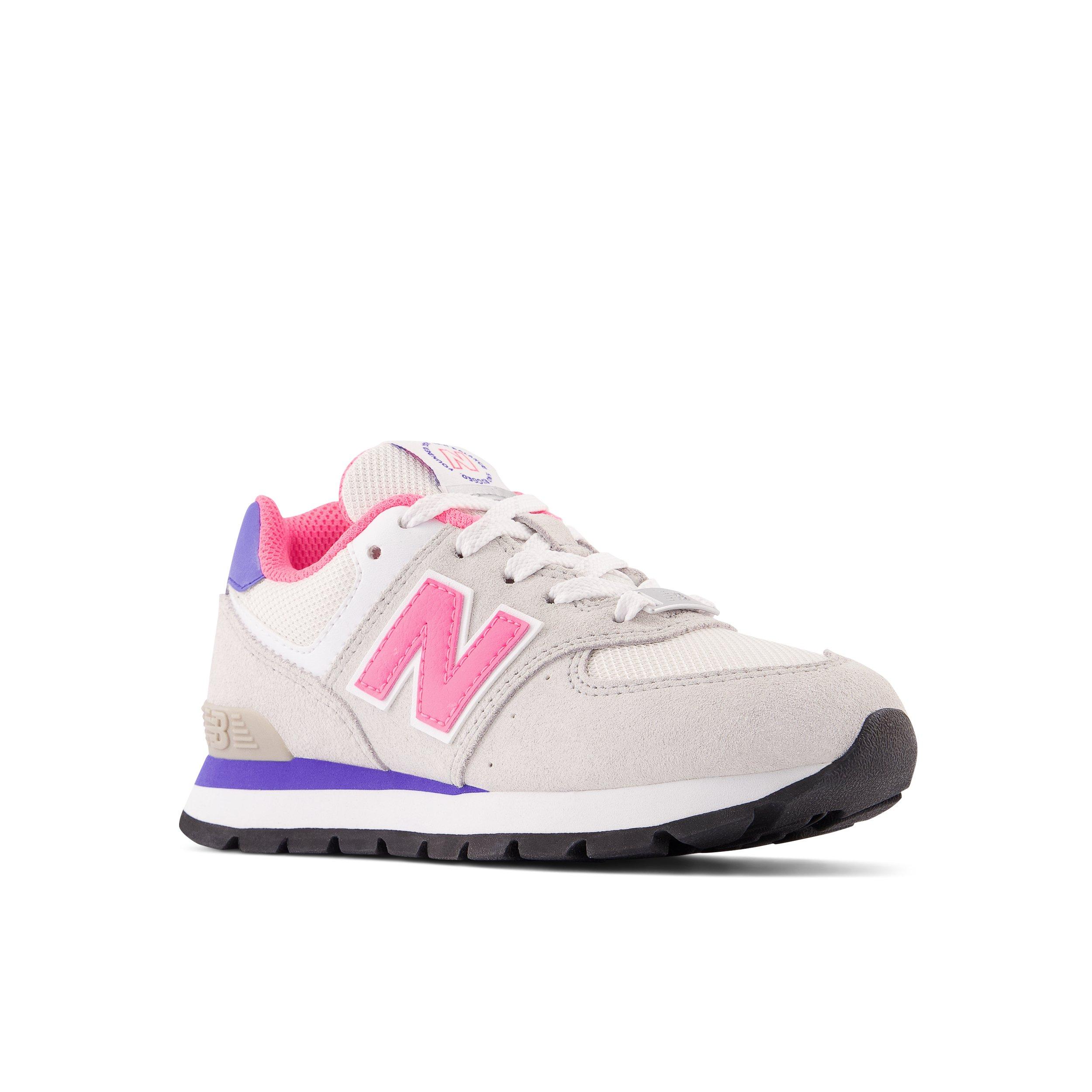 Grey and pink new balance clearance 574