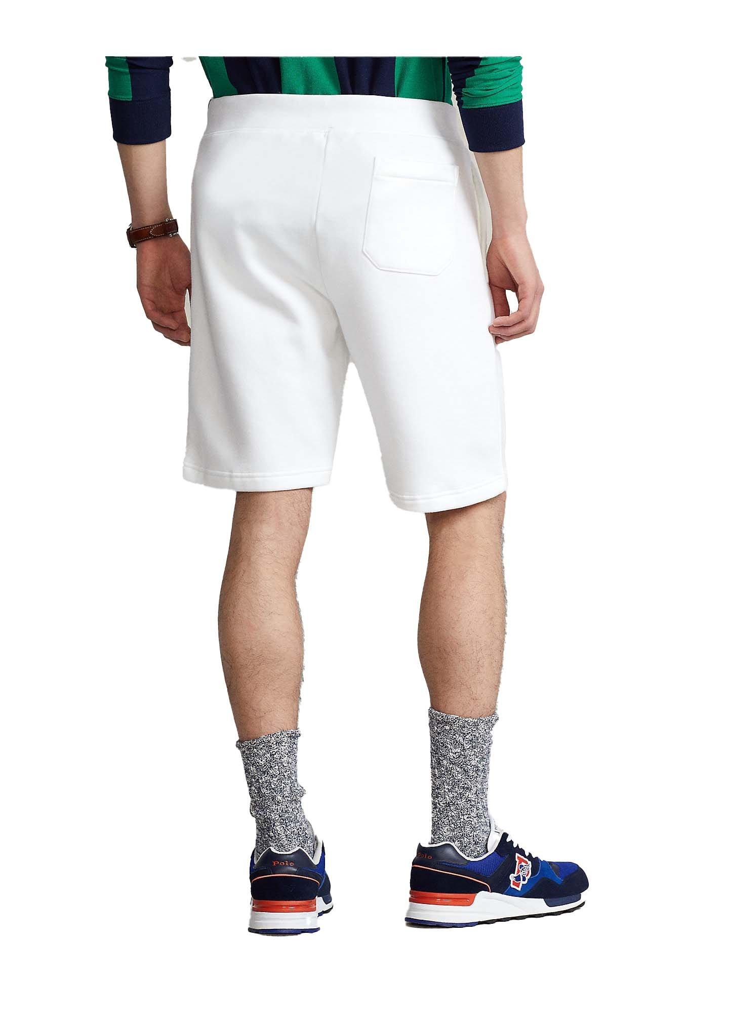 Polo Ralph Lauren Men's Sport Fleece Short-White - WHITE Thumbnail View 2