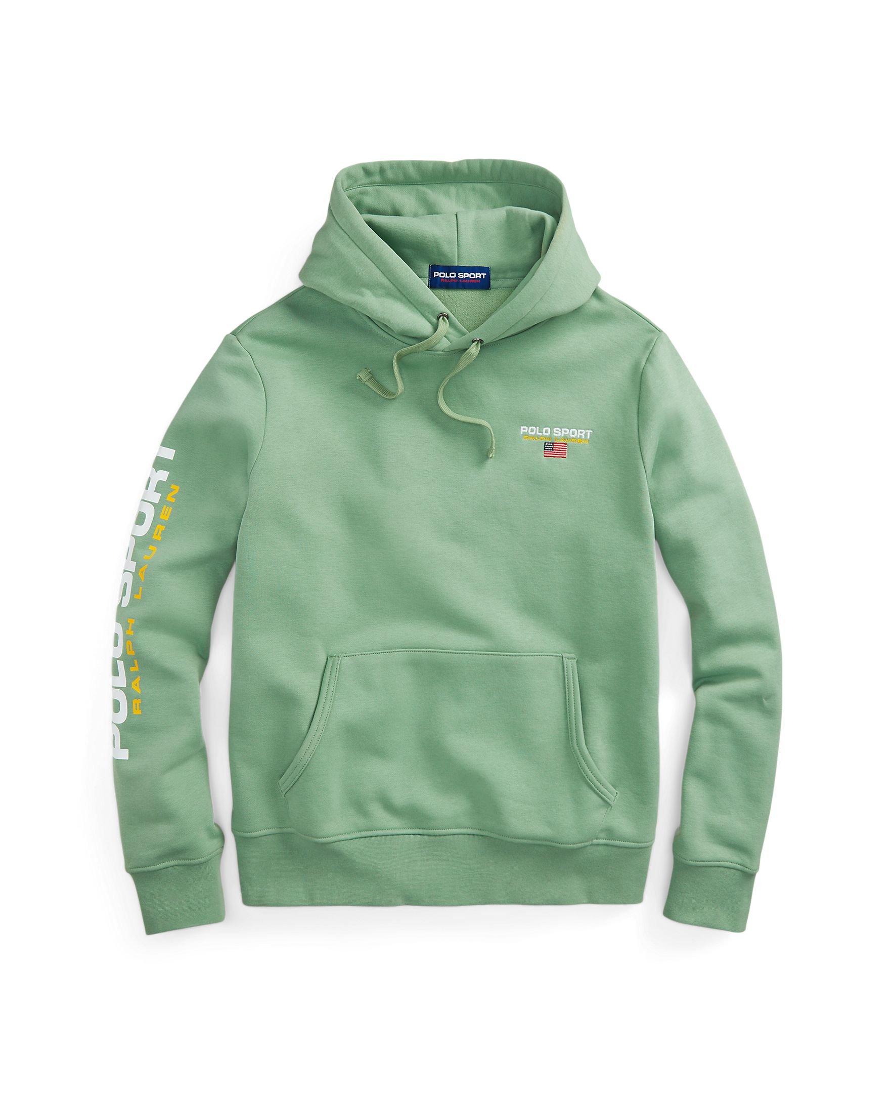 Polo Ralph Lauren Men's Sport Fleece Hoodie-Green - Hibbett