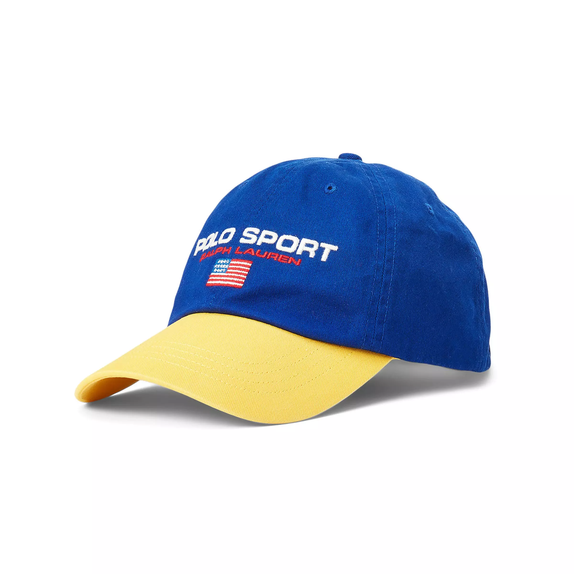 Polo Ralph Lauren Polo Sport New Bond Chino Adjustable Ball Cap - Royal/Yellow - ROYAL/YELLOW
