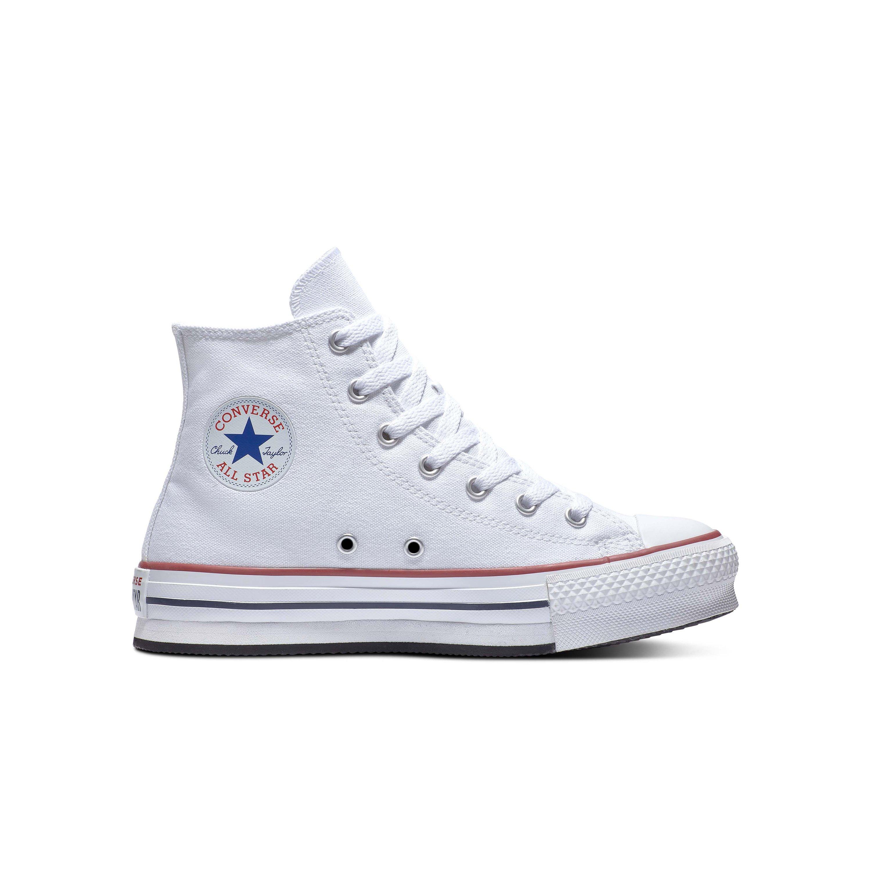 Converse Chuck Taylor All Star Eva Lift White Grade School Girls Shoe