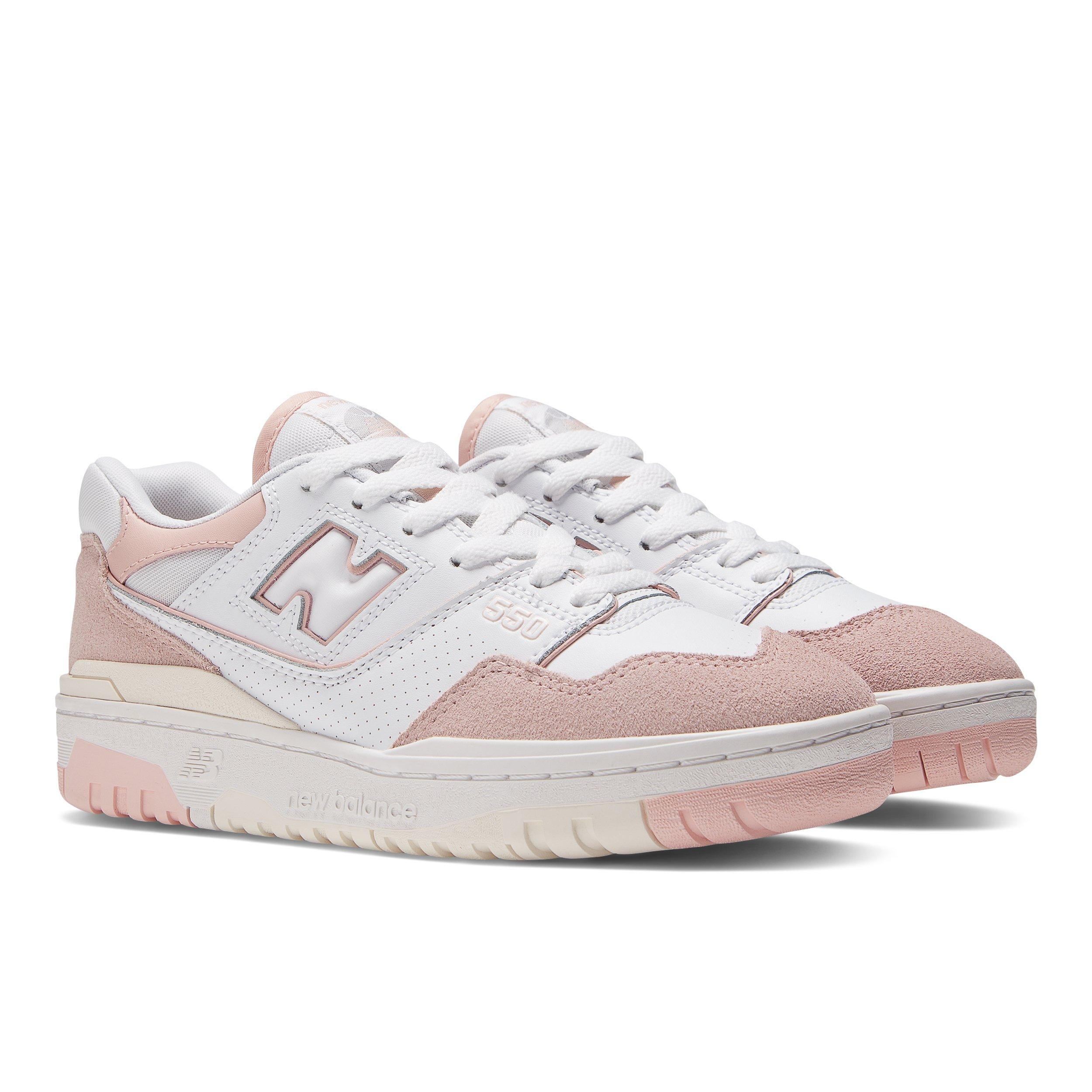 New Balance Womens 550 (White/Pink) 8.5