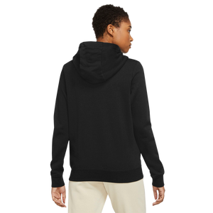 Nike Women's Sportswear Club Fleece Full-Zip Hoodie-Black