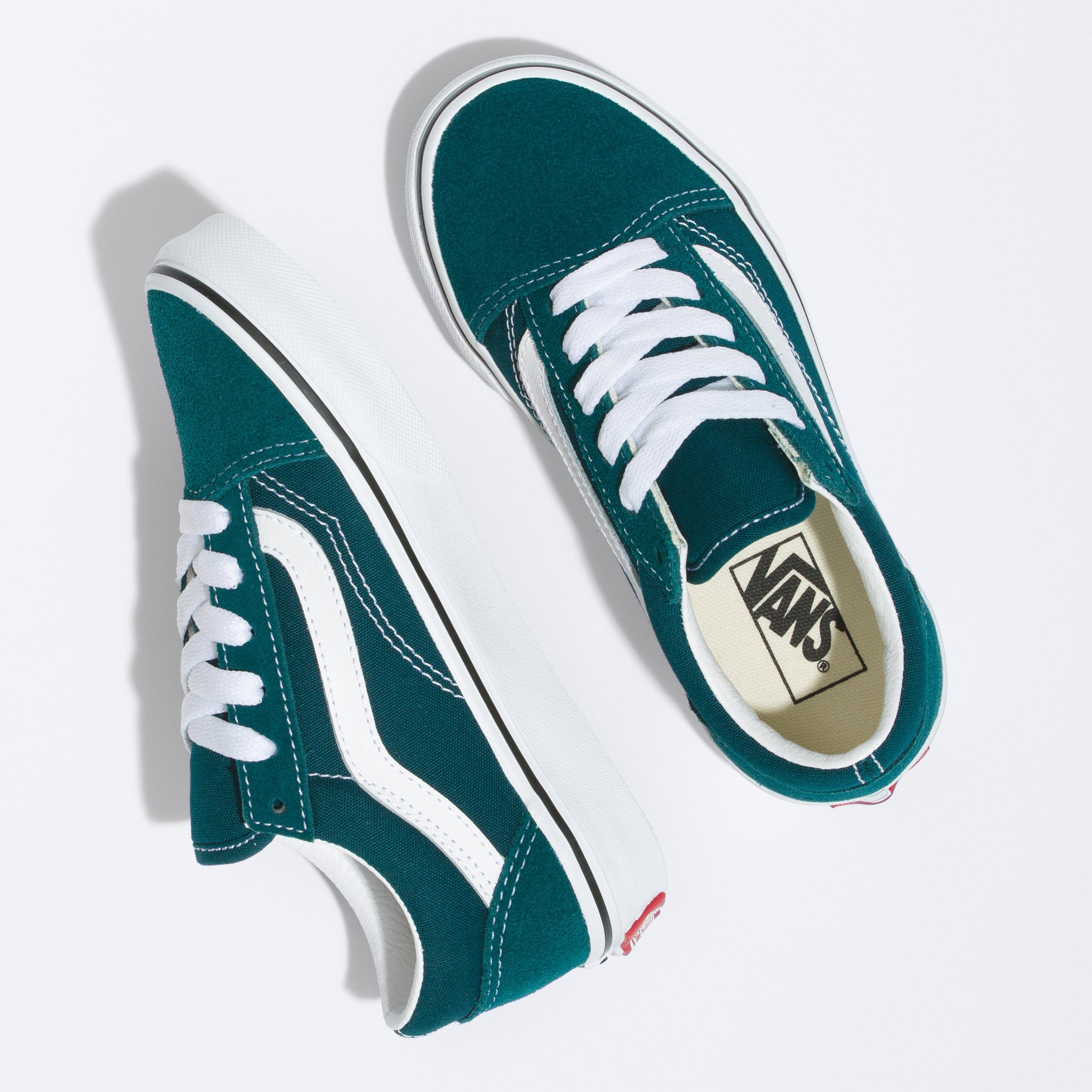 Girls 2025 teal vans