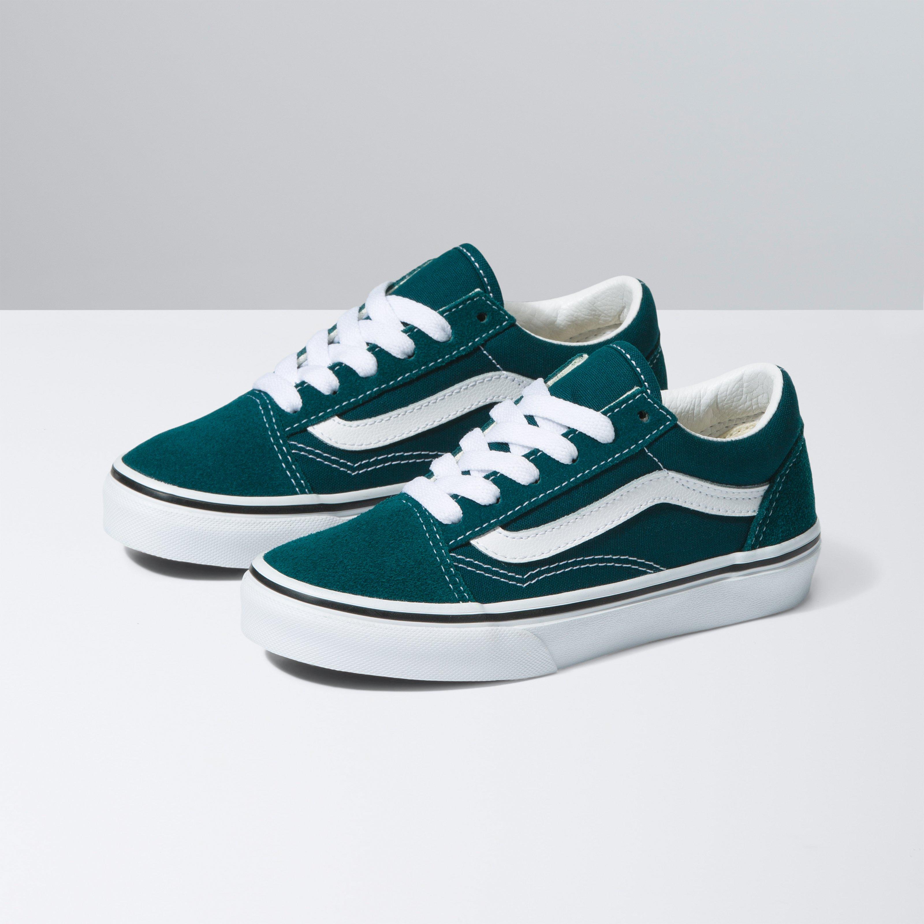 Vans slip on clearance teal