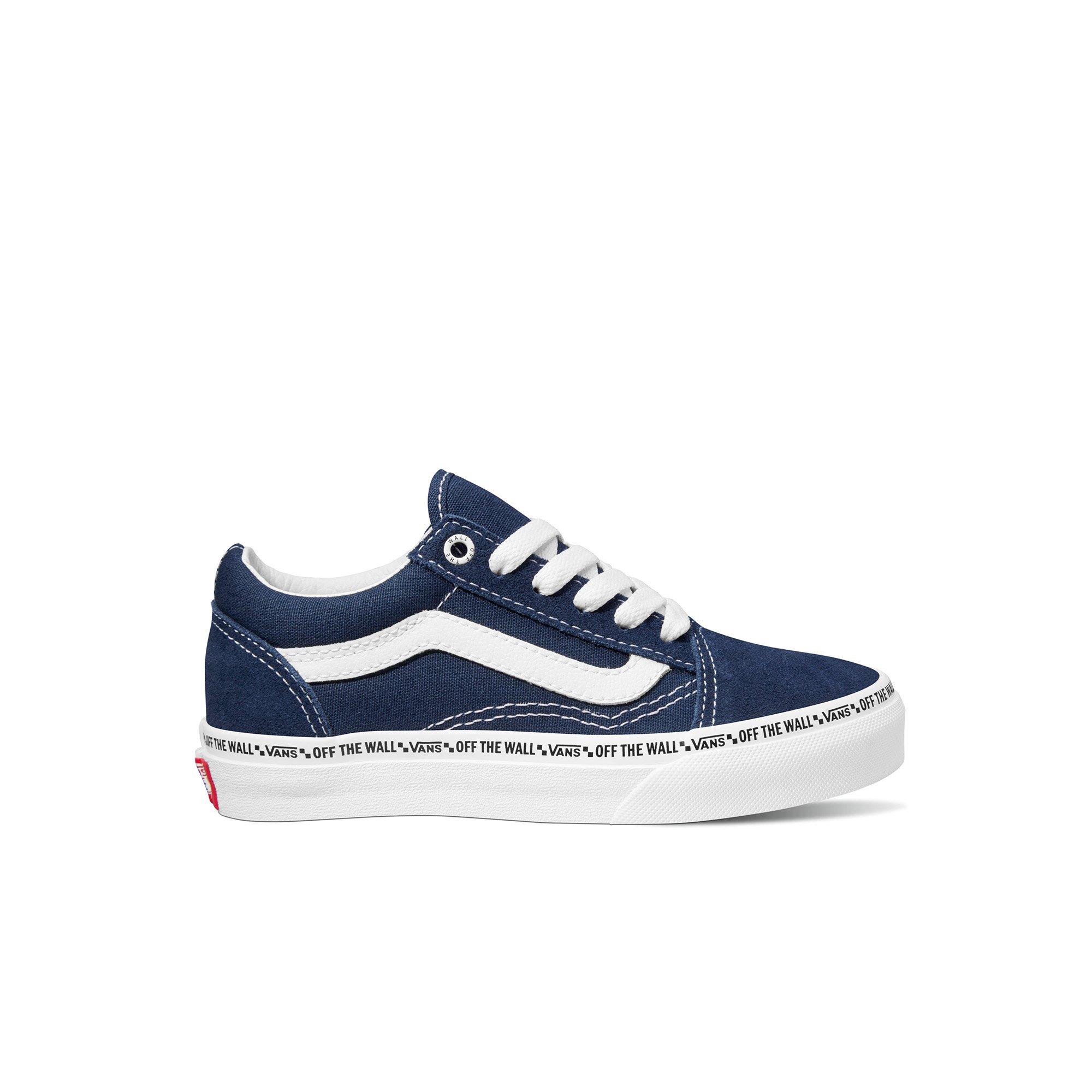 Vans Old Skool "Blue/True White' Preschool Boys' Shoe - Hibbett | City