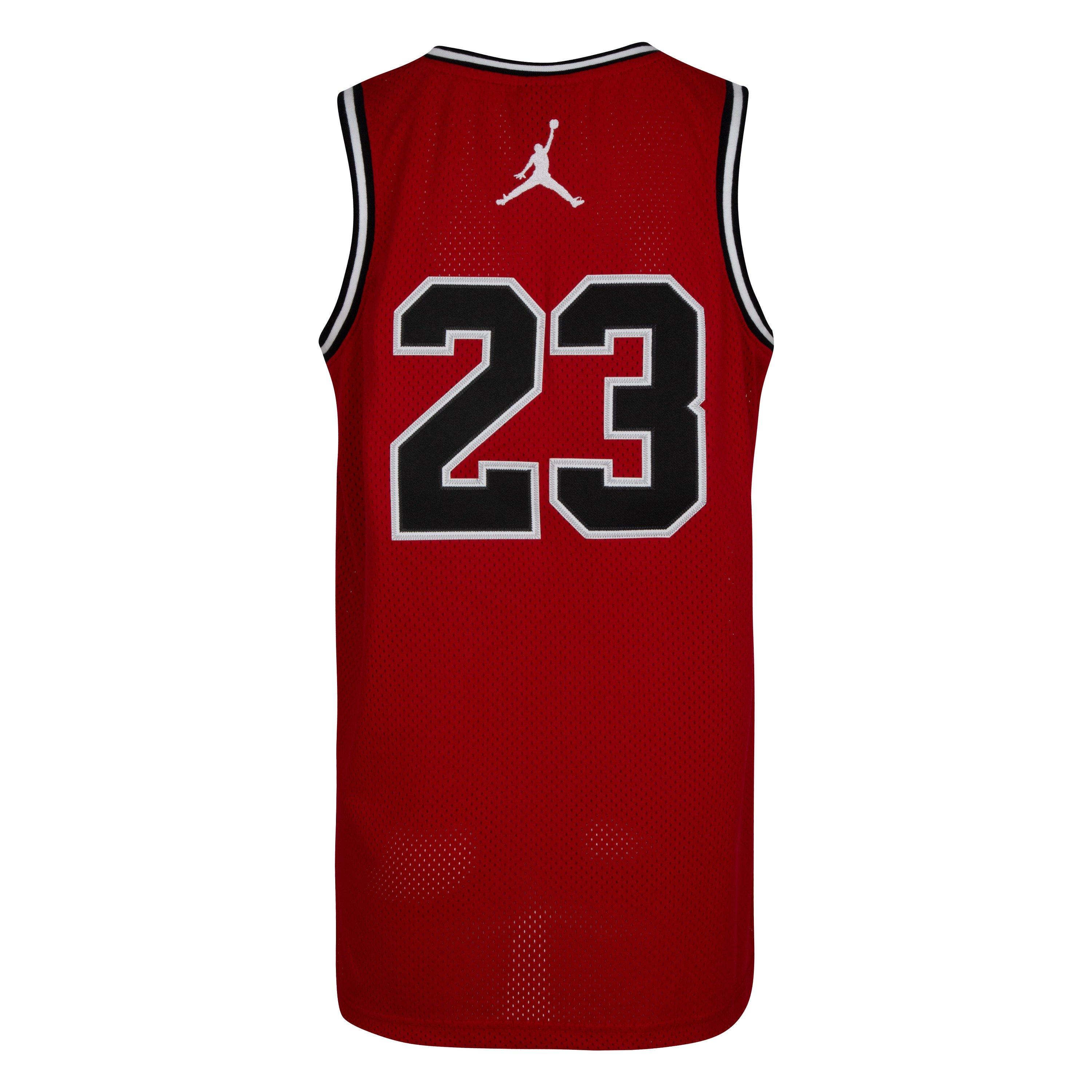 Air Jordan 20th Anniversary Jersey #23 basketball pinstripes Nike red men's  XXL