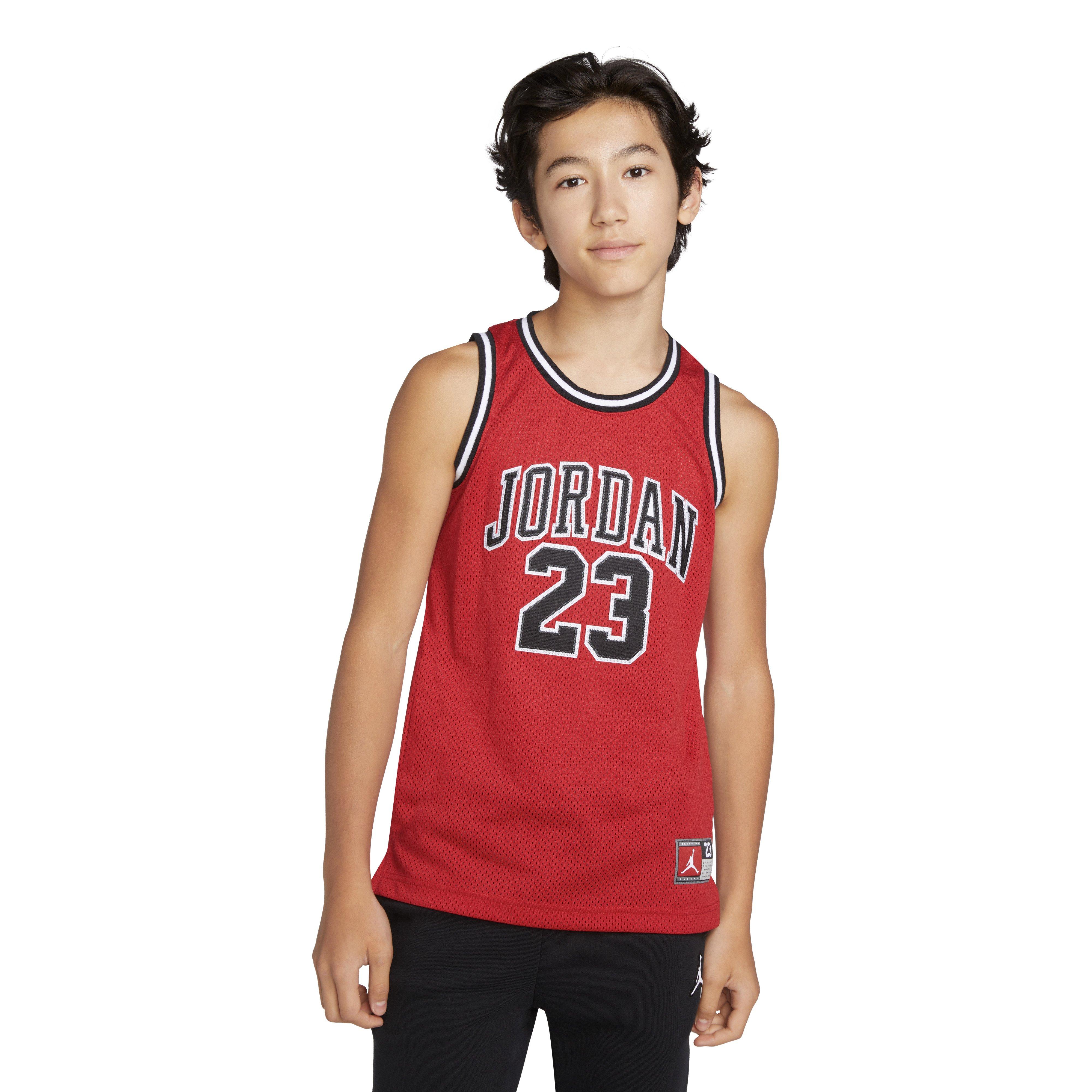 Jordan Kids' 23 Jersey, Boys', Large, White