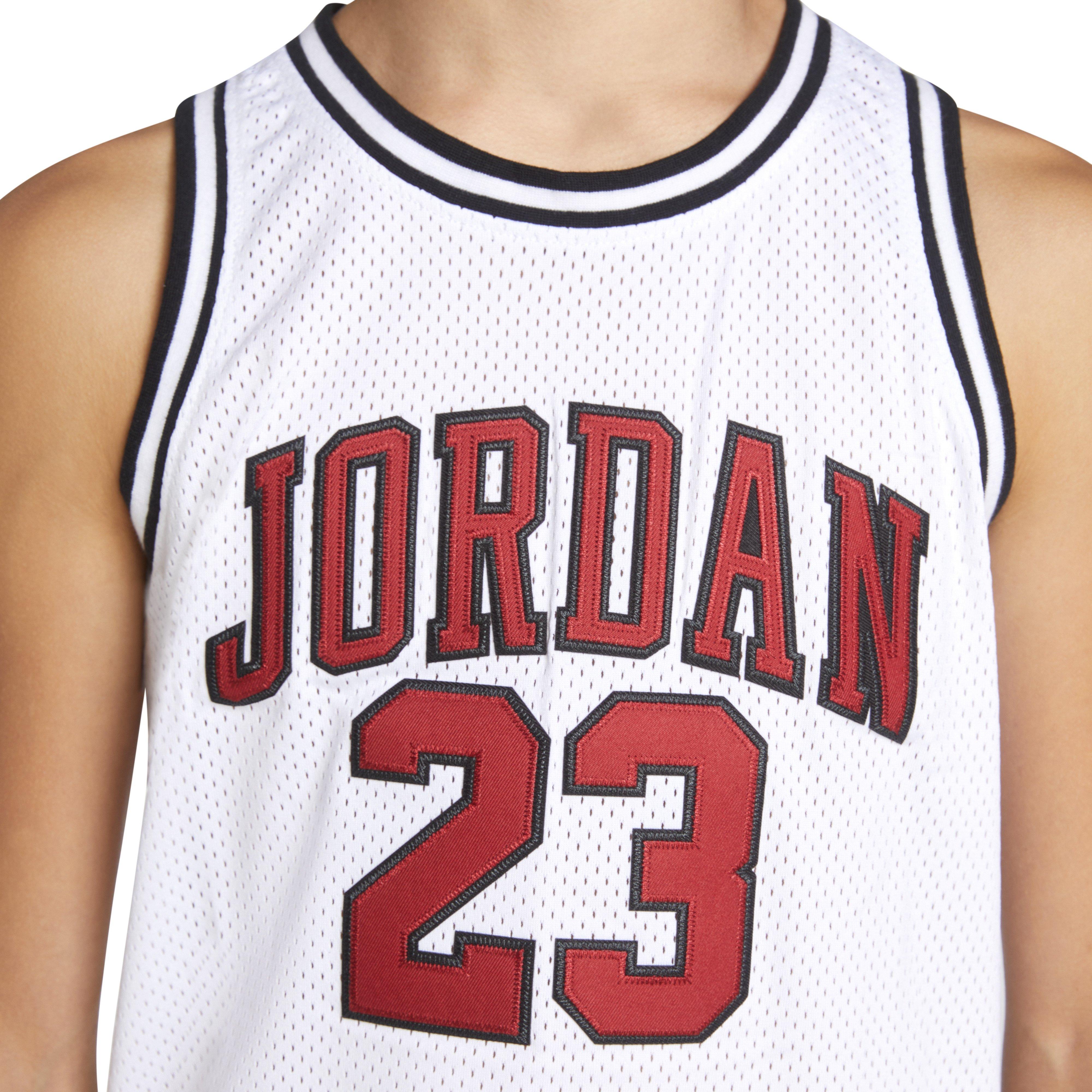 Jordan 23 Striped Jersey Big Kids Top