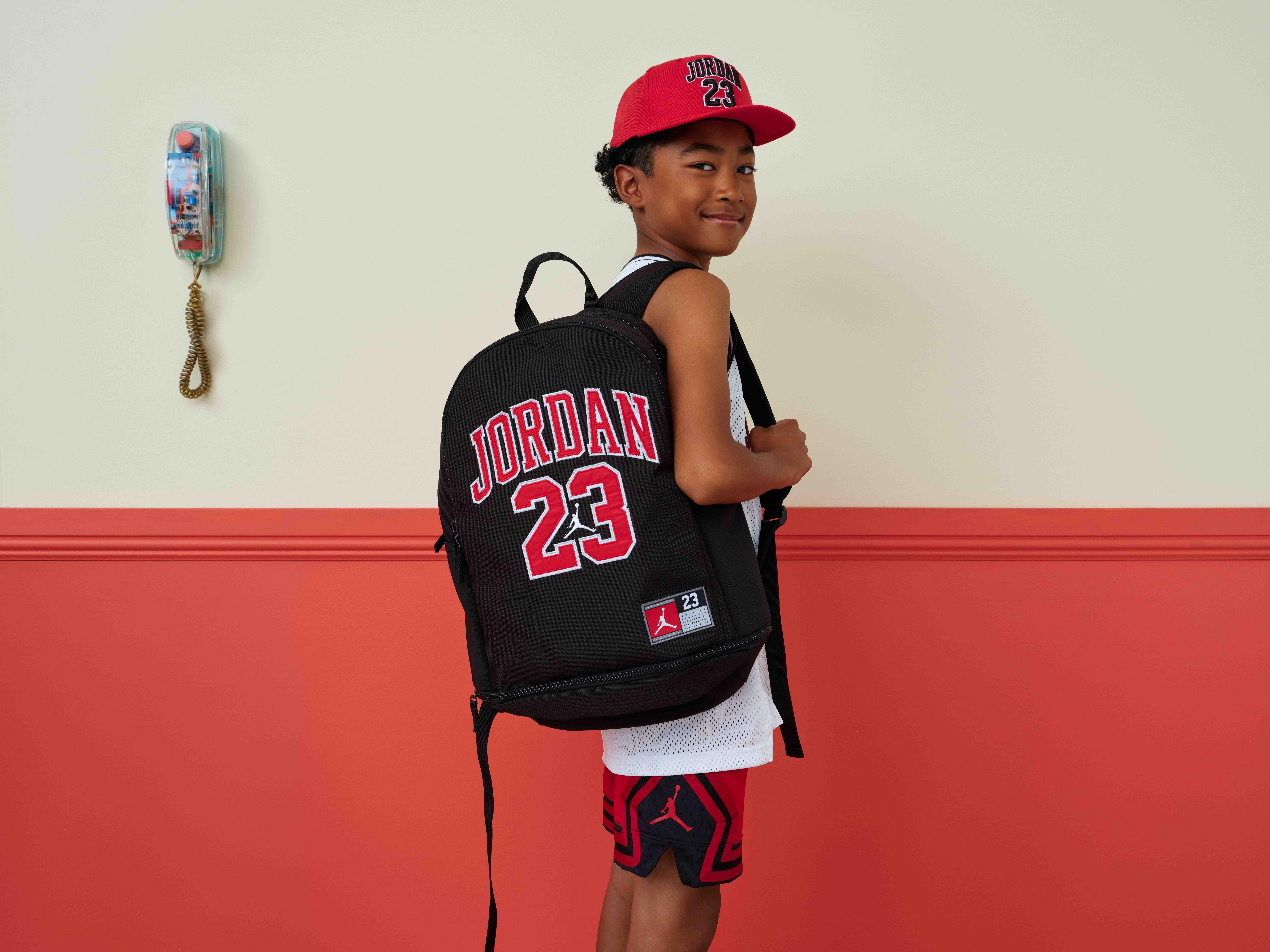 Jordan 23 Big Boys' White Jersey