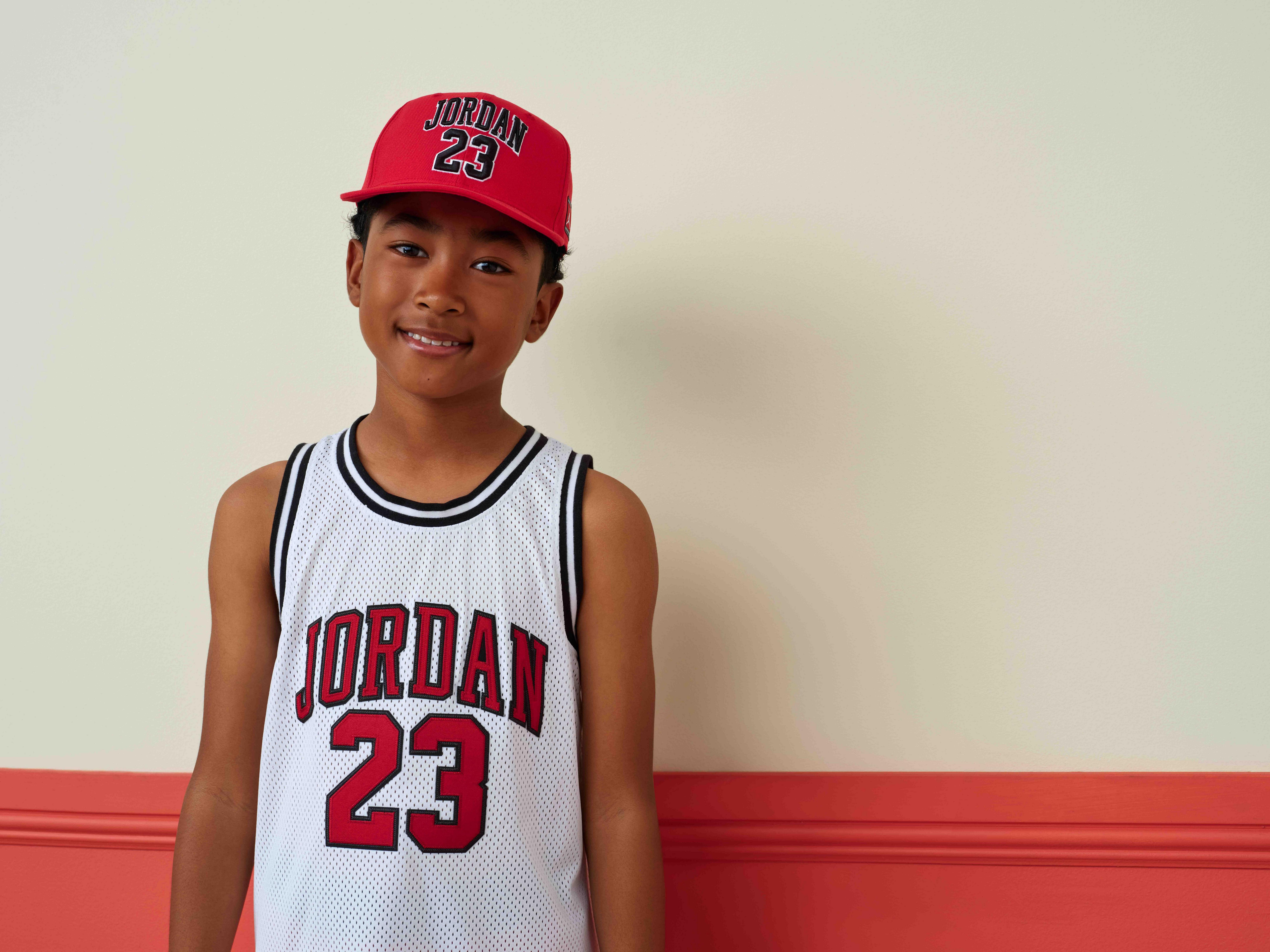 Jordan 23 Big Boys' White Jersey