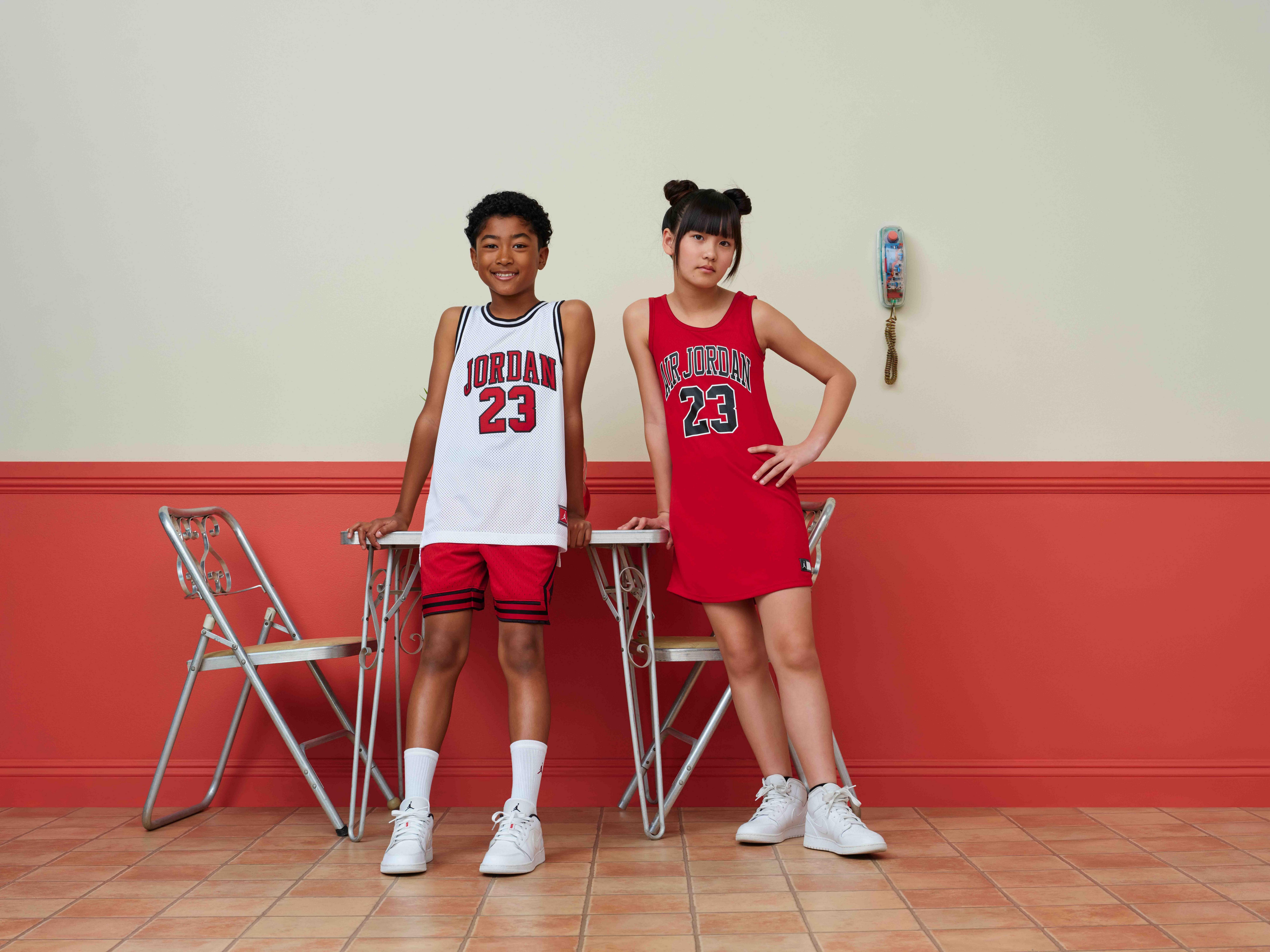 Jordan 23 Big Boys' White Jersey