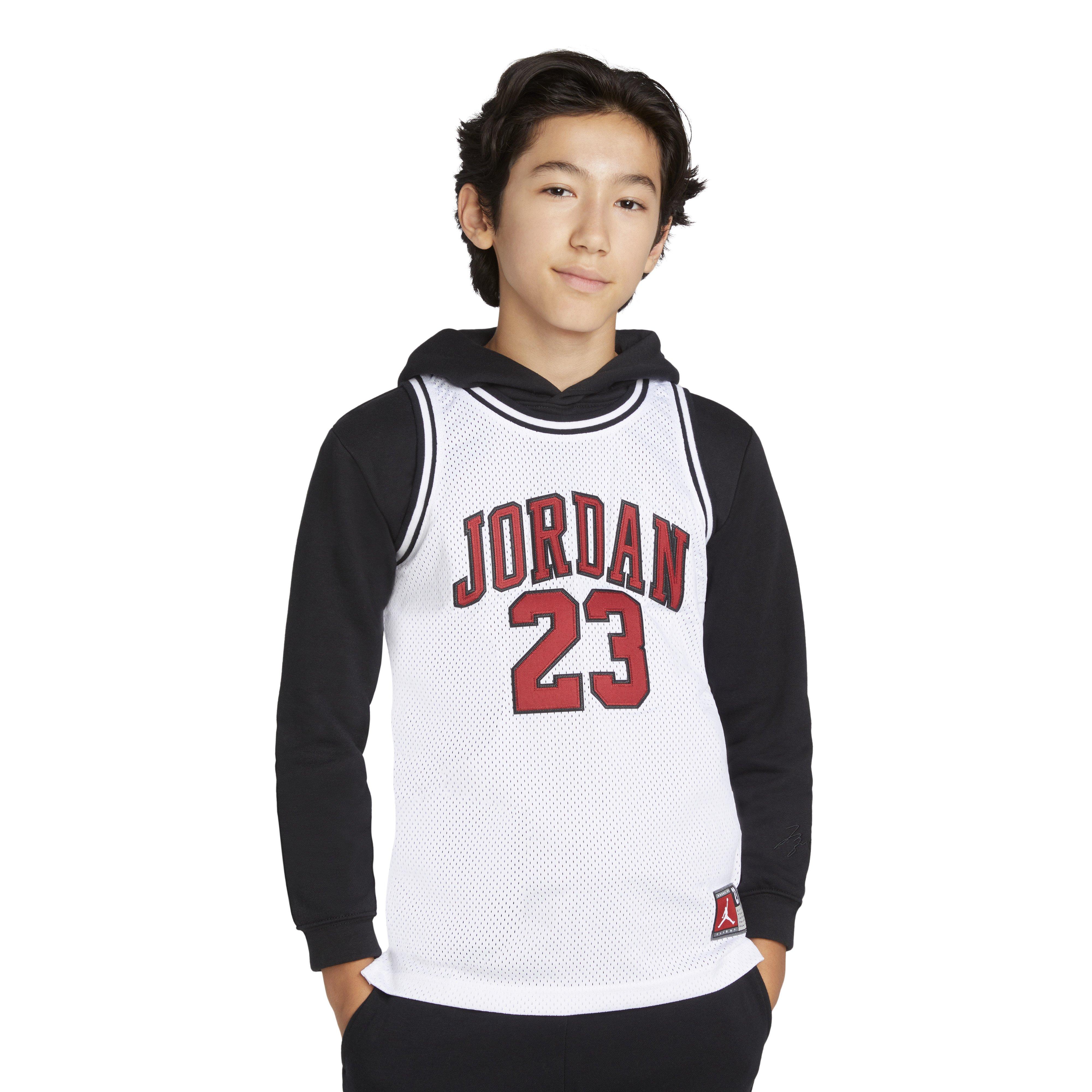 Jordan 23 Big Boys' White Jersey