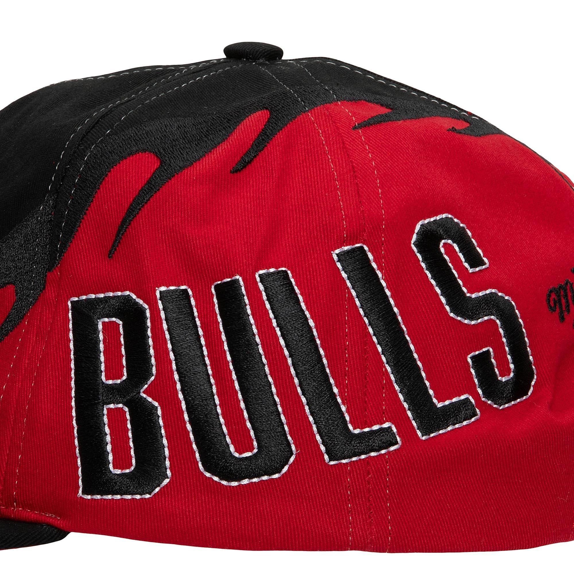 Chicago Bulls Dead Stock Vintage Snapback Hat Cap Old School Black