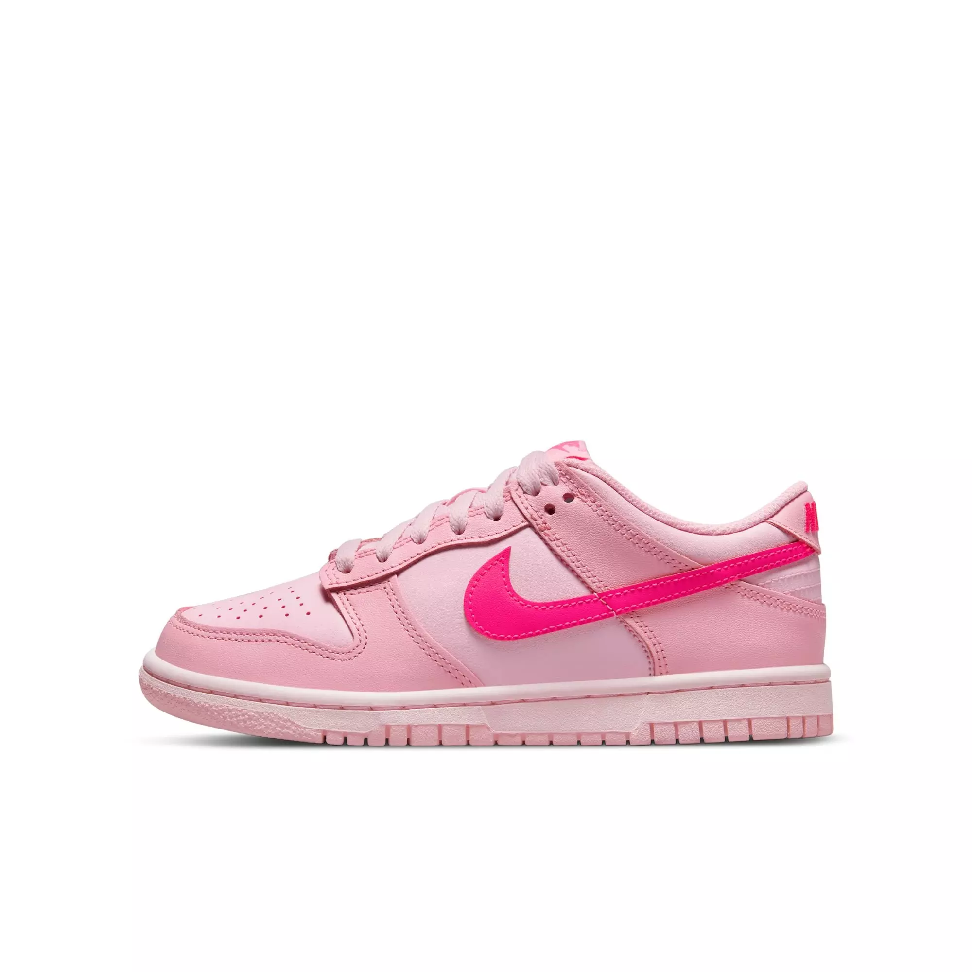 Nike Dunk Low "Soft Pink/Pink Foam/Hyper Pink" Grade School Girls' Shoe - PINK