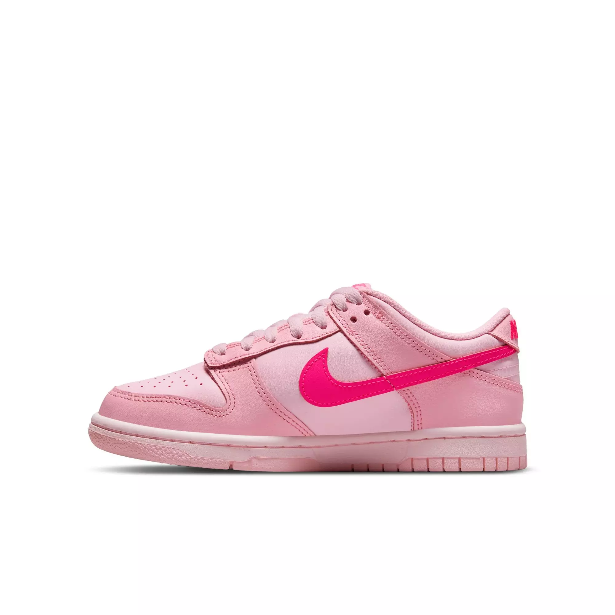 Nike Dunk Low "Soft Pink/Pink Foam/Hyper Pink" Grade School Girls' Shoe - PINK