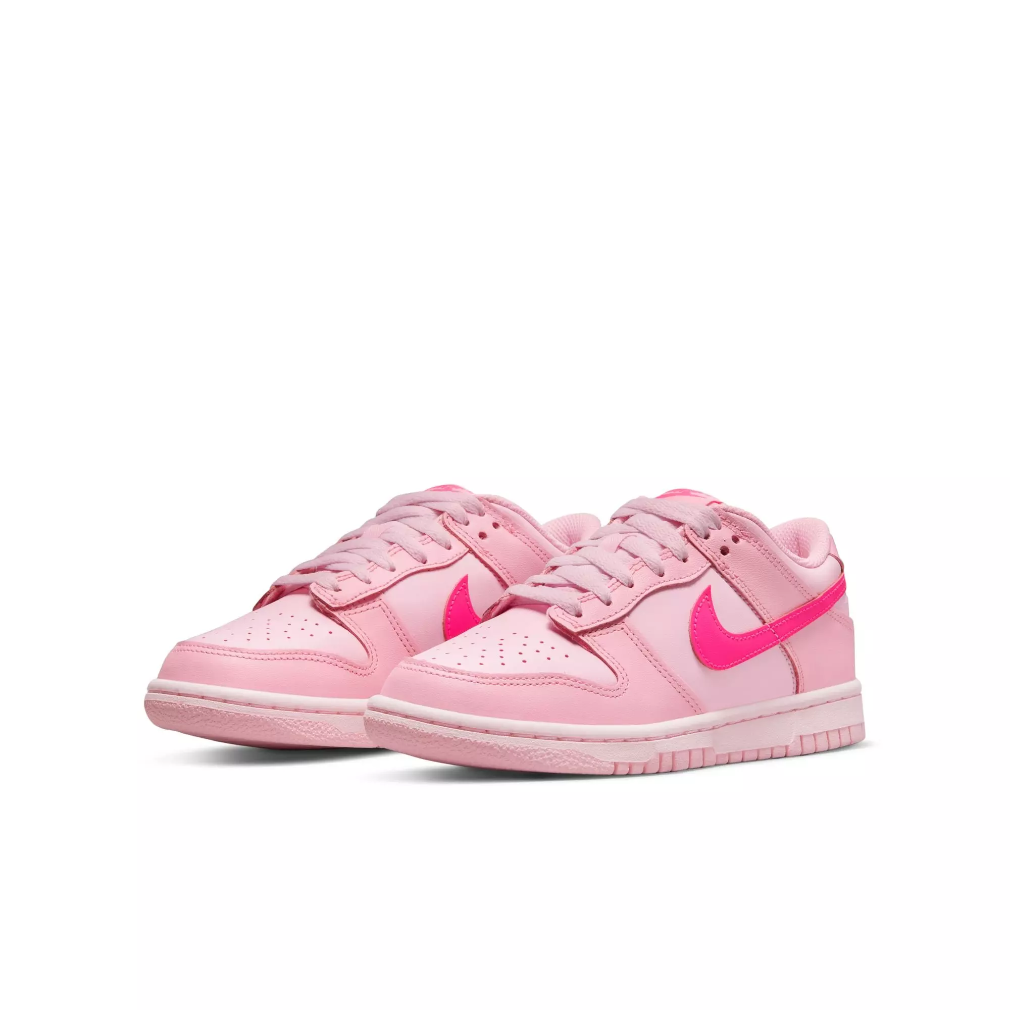 Nike Dunk Low "Soft Pink/Pink Foam/Hyper Pink" Grade School Girls' Shoe - PINK