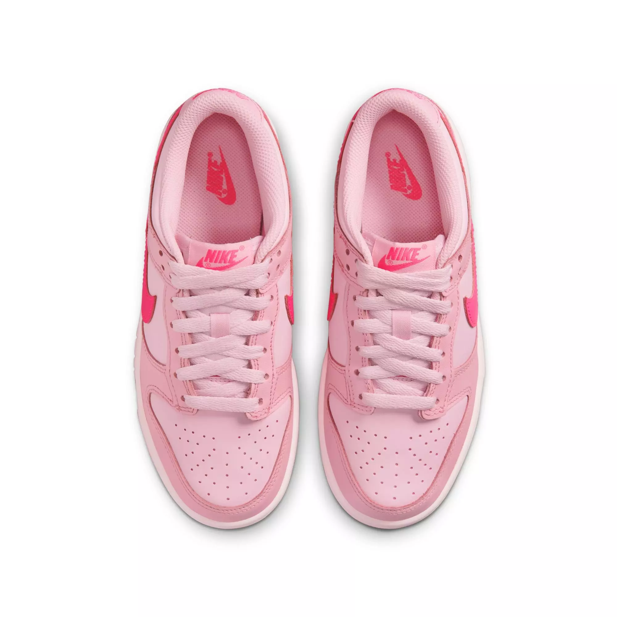 Nike Dunk Low "Soft Pink/Pink Foam/Hyper Pink" Grade School Girls' Shoe - PINK