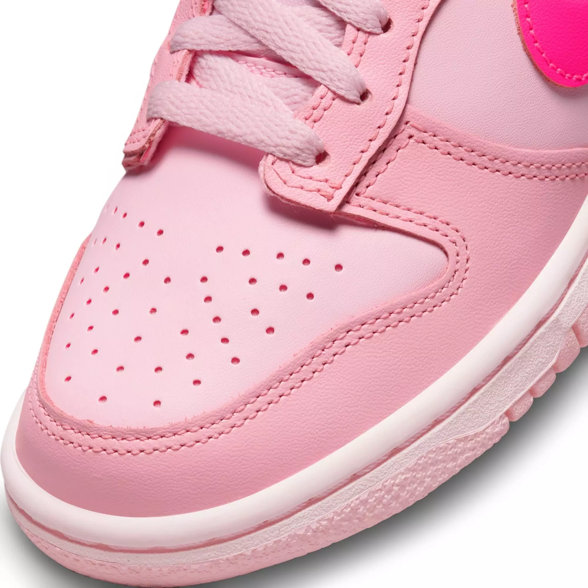 Nike Dunk Low "Soft Pink/Pink Foam/Hyper Pink" Grade School Girls' Shoe - PINK