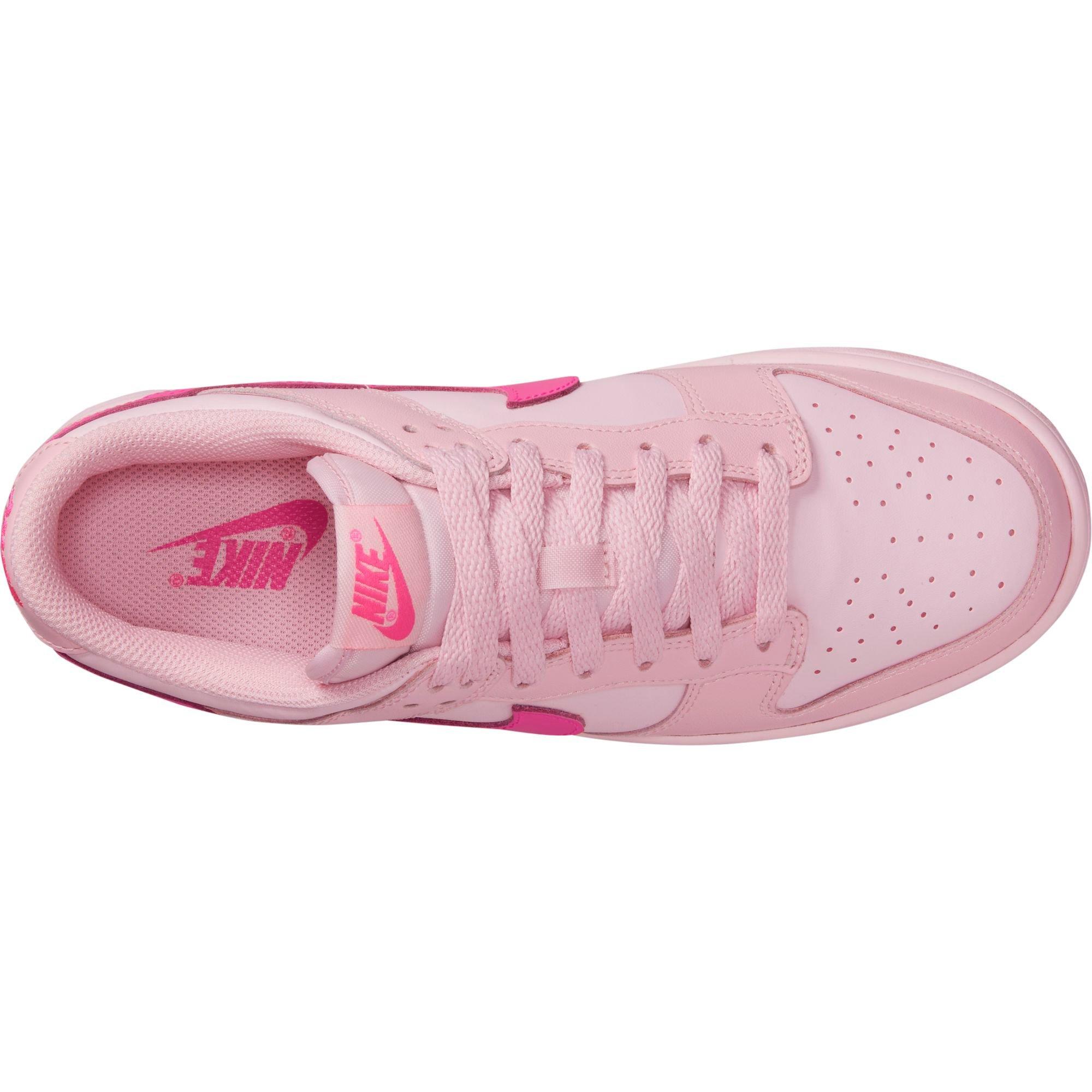 Nike Dunk Low Grade School Girls' "Soft Pink/Pink Foam/Hyper Pink" Shoe