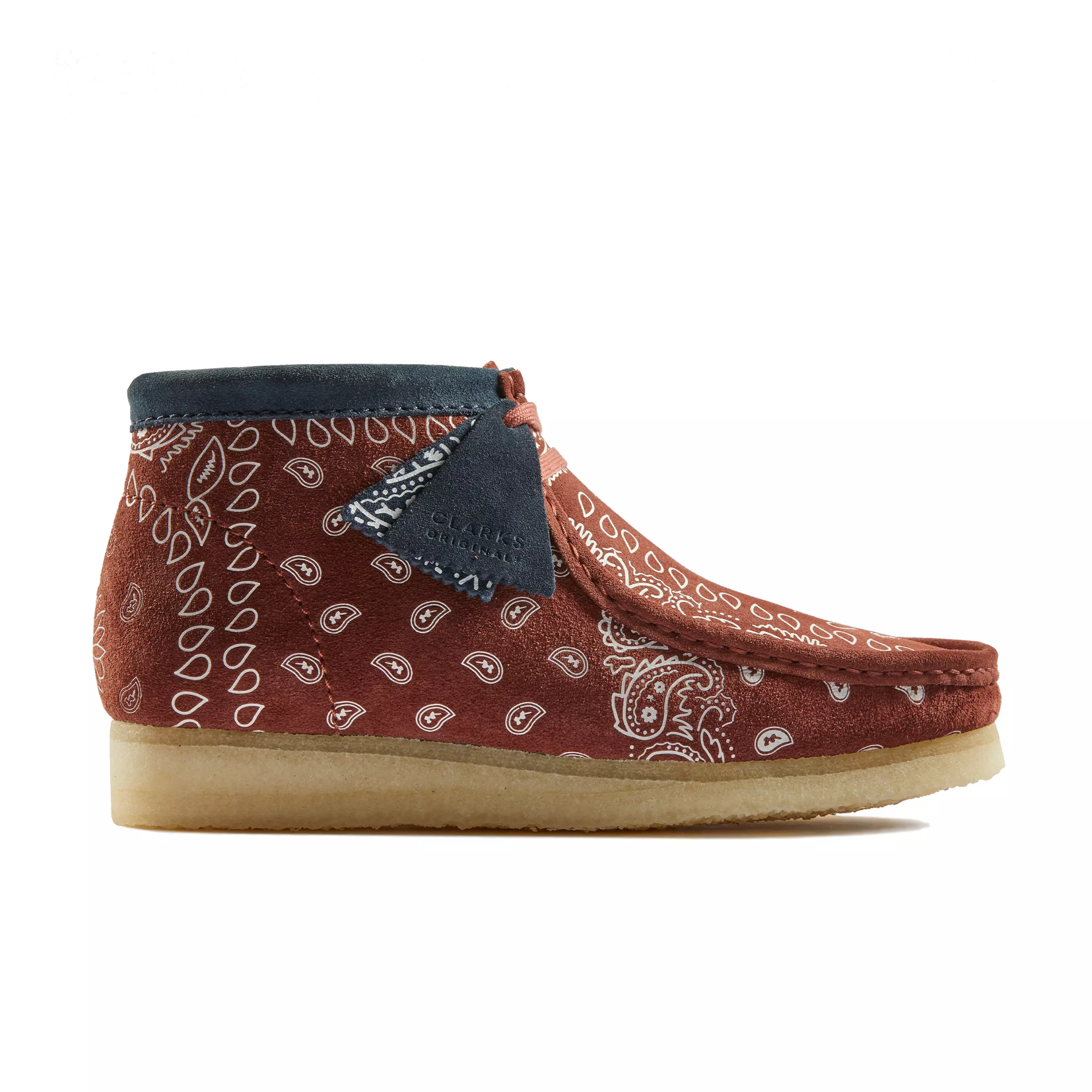 Clarks Wallabee "Bandana Rust" Men's Boot - RUST