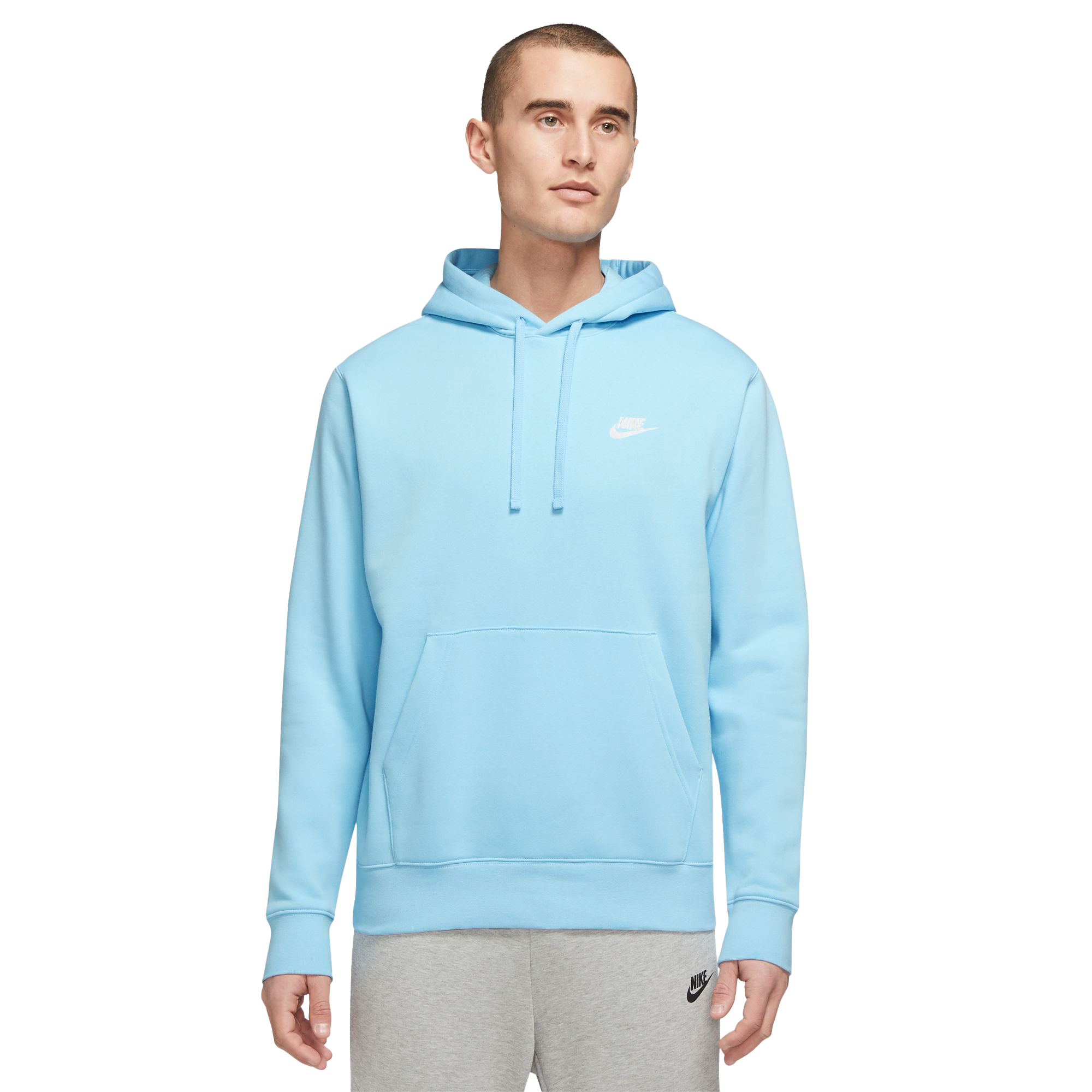 Bright blue nike top hoodie