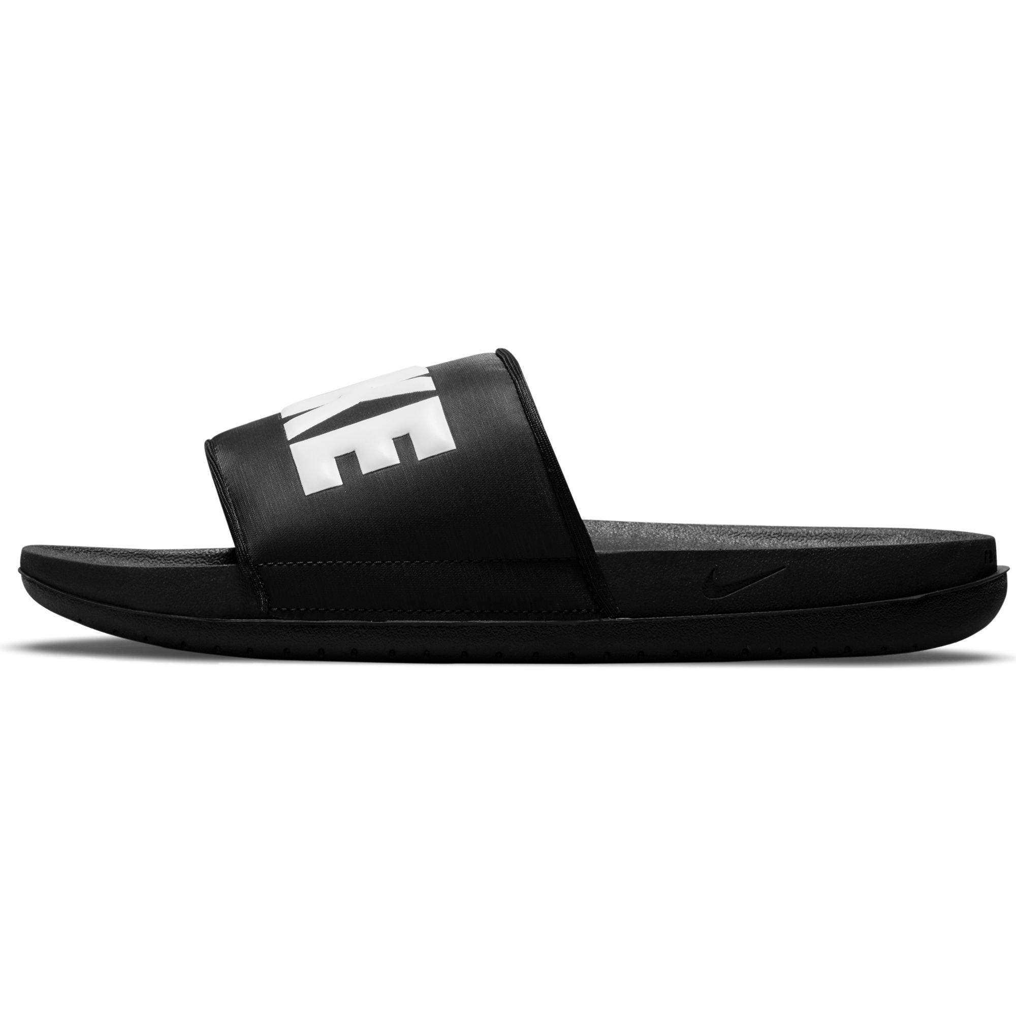 Nike Offcourt "Black/White" Men's Slide - BLACK/WHITE Thumbnail View 4