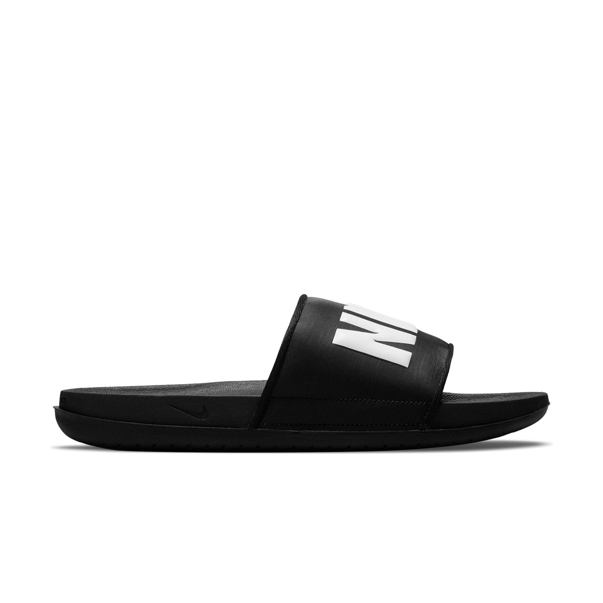 Nike Offcourt "Black/White" Men's Slide - BLACK/WHITE Thumbnail View 1