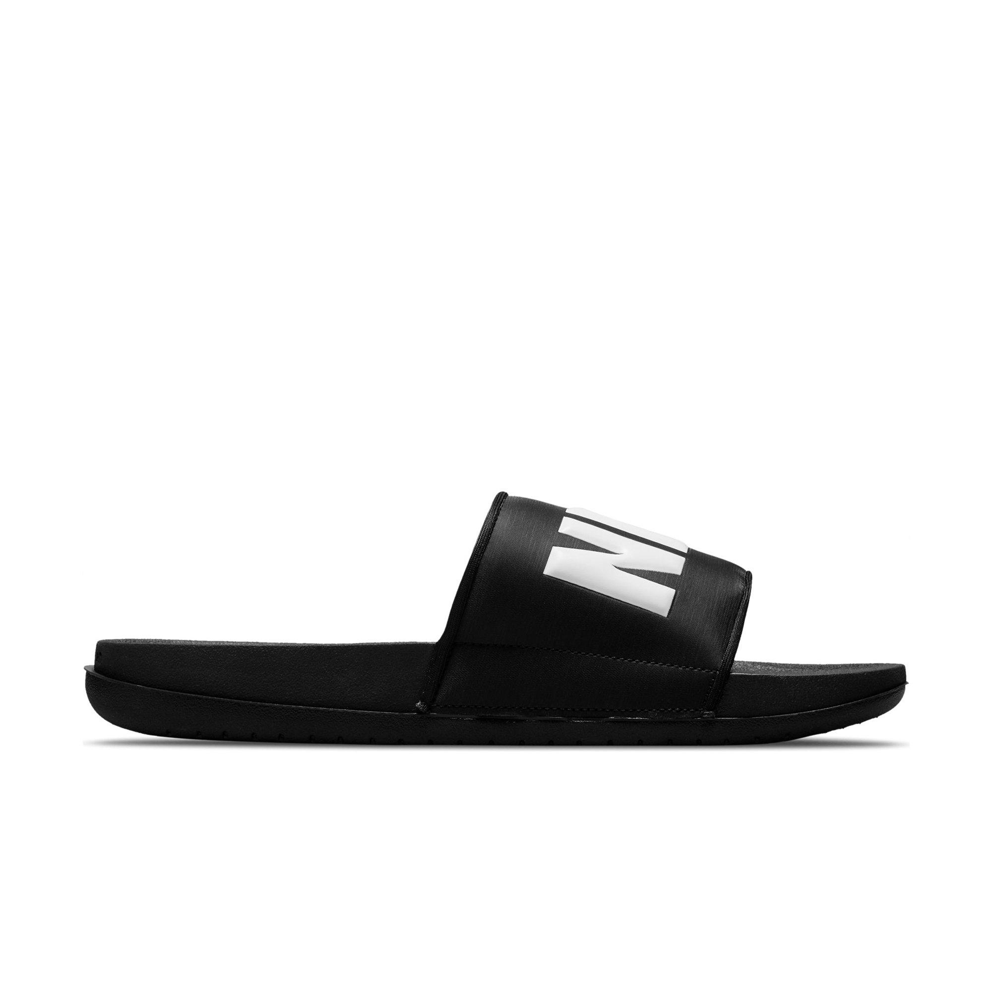 Nike Offcourt "Black/White" Men's Slide - BLACK/WHITE Thumbnail View 2