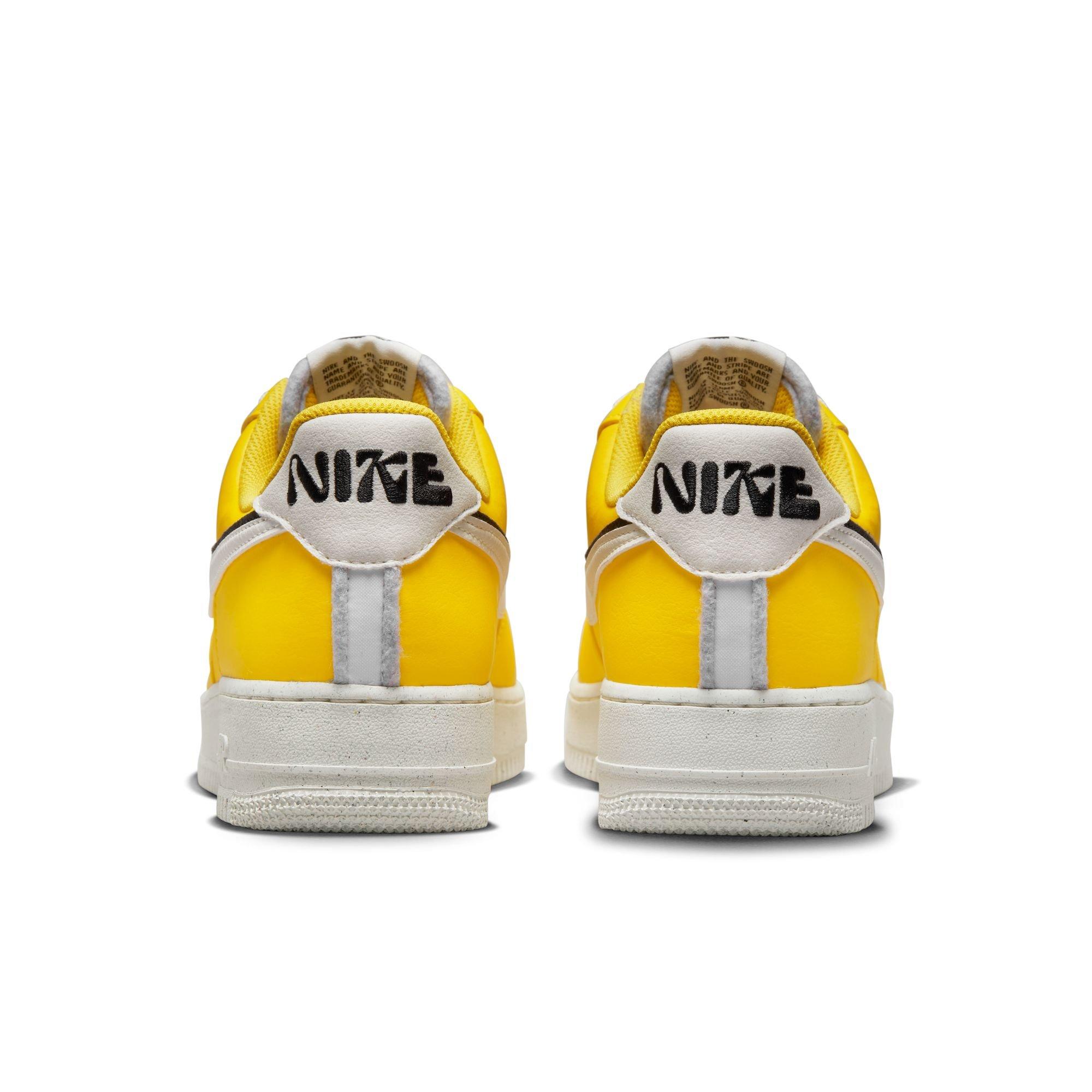 Nike Men's Air Force 1 '07 LV8 Shoes, Size 11, Tour Yellow/Black