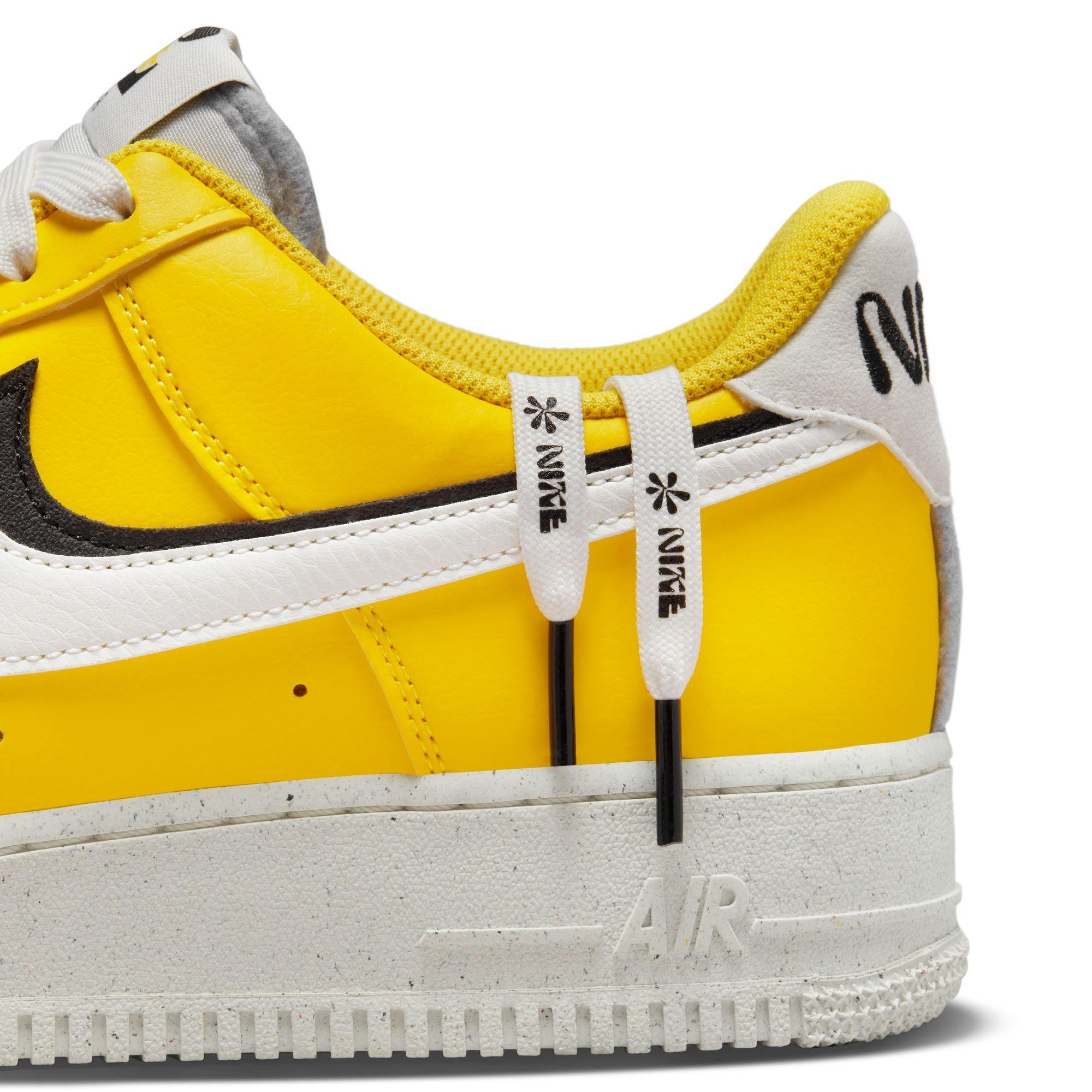 Nike Air Force 1 07 LV8 Black Yellow JD Exclusive, Where To Buy