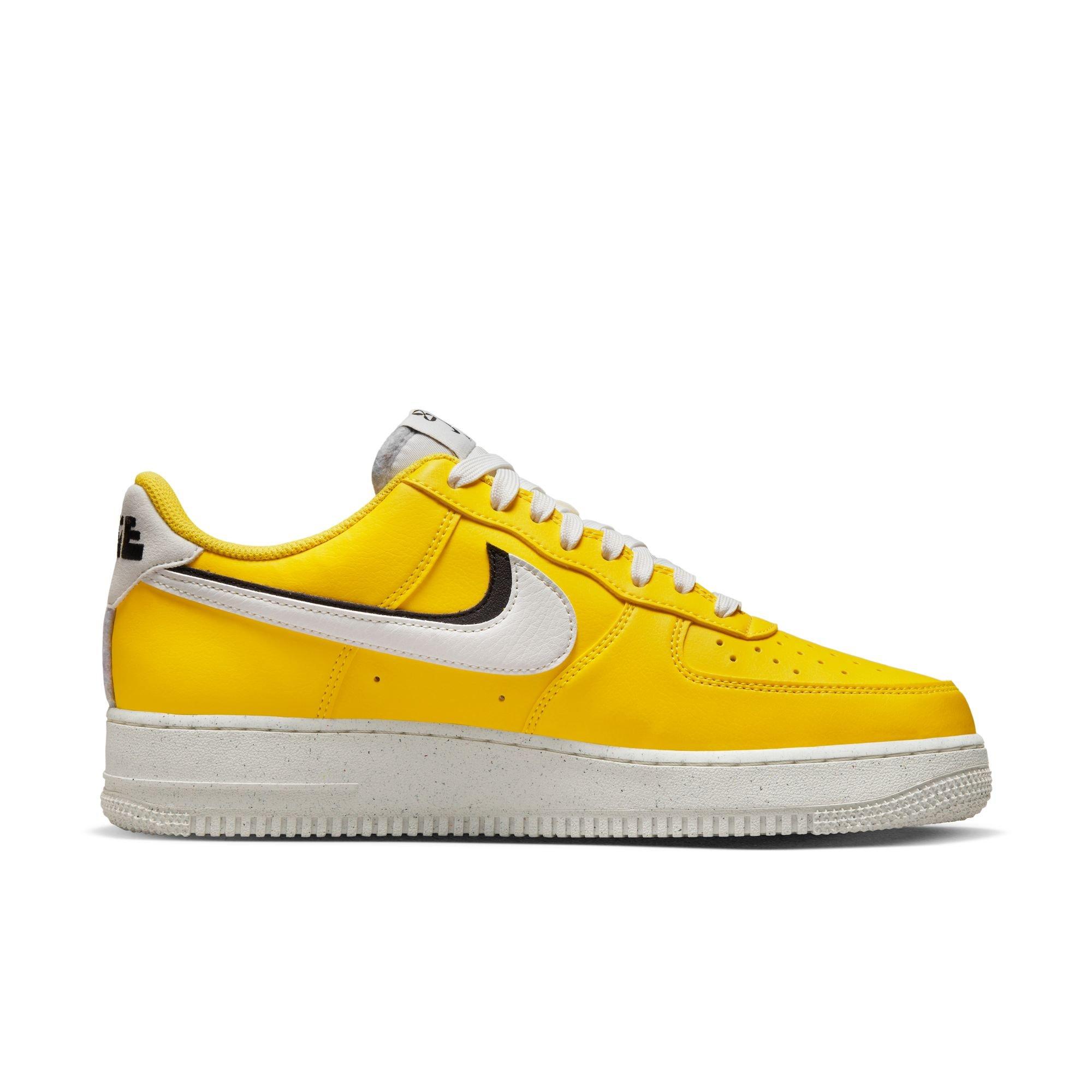 Nike Air Force 1 GS - Black - Speed Yellow 