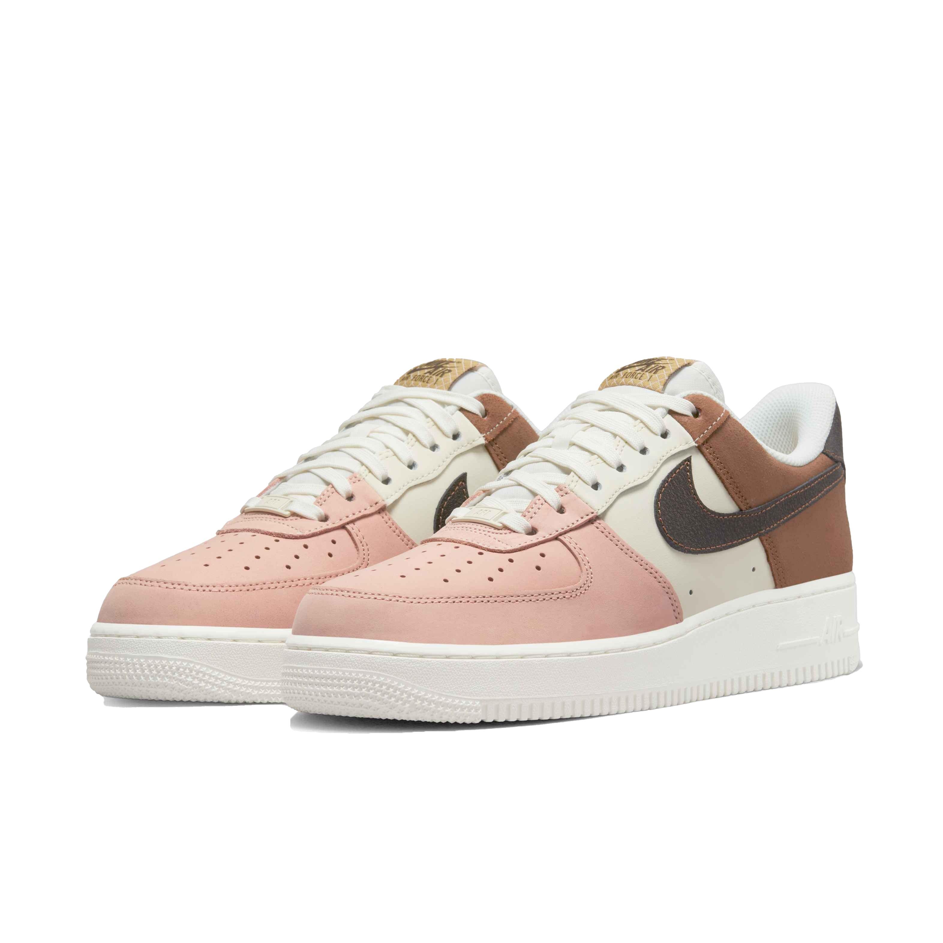 Nike - Buy NIKE AIR FORCE 1 '07 LV8 EMBROIDERED 'HEMP/COCONUT MILK-BAROQUE  BROWN-SESAME - VegNonVeg