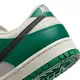 Nike Dunk Low Retro SE "Pale Ivory/Black/Malachite" ​Men's Shoe - WHITE/GREEN Thumbnail View 4