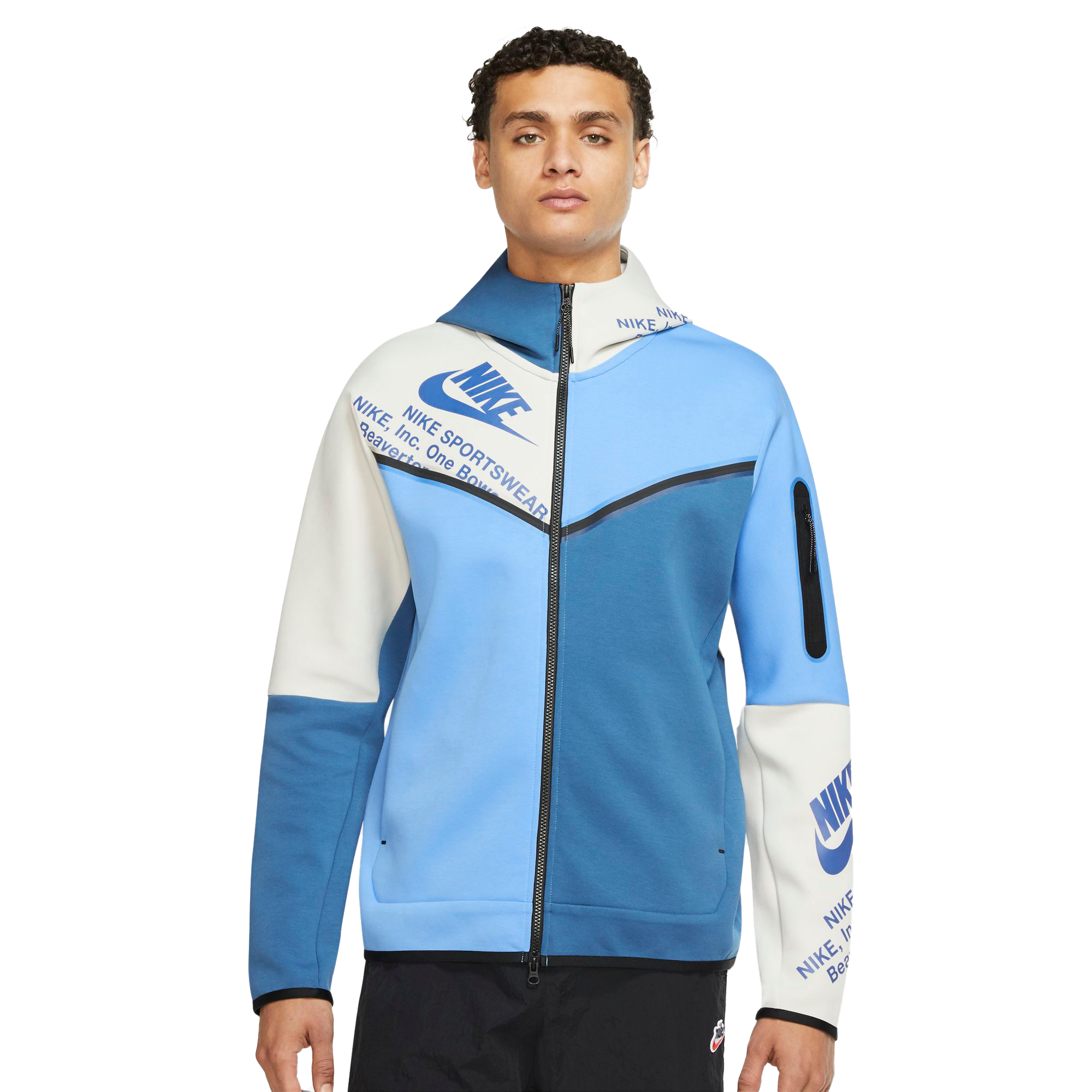 nike tech with writing