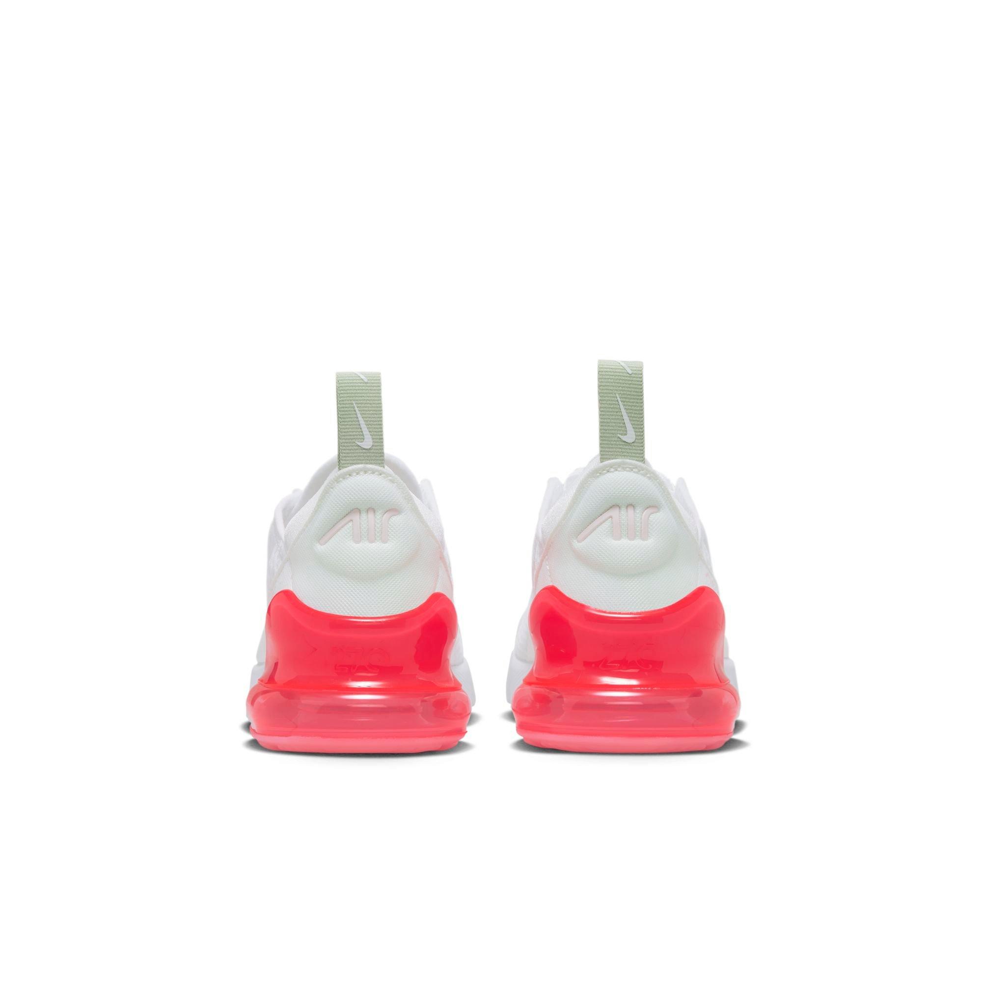 Nike Air Max 270 White Pink Foam Honeydew Preschool Girls Shoe Hibbett City Gear
