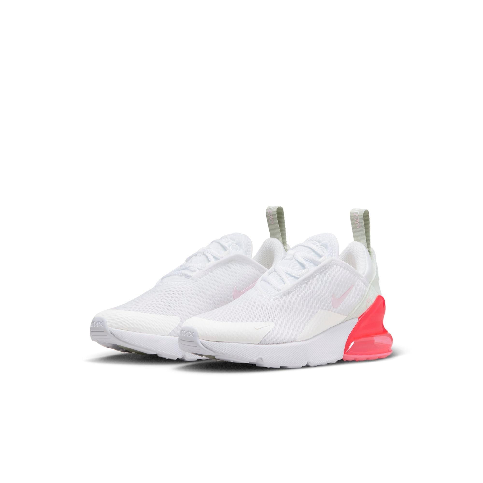 Nike Air Max 270 White/Black/Hyper Royal/Pink Spell Grade School Girls'  Shoe - Hibbett