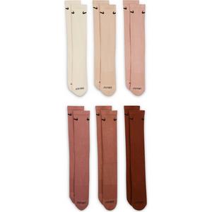 Nike Everyday Plus Cushioned Training Crew Socks (6 Pairs)-Assorted