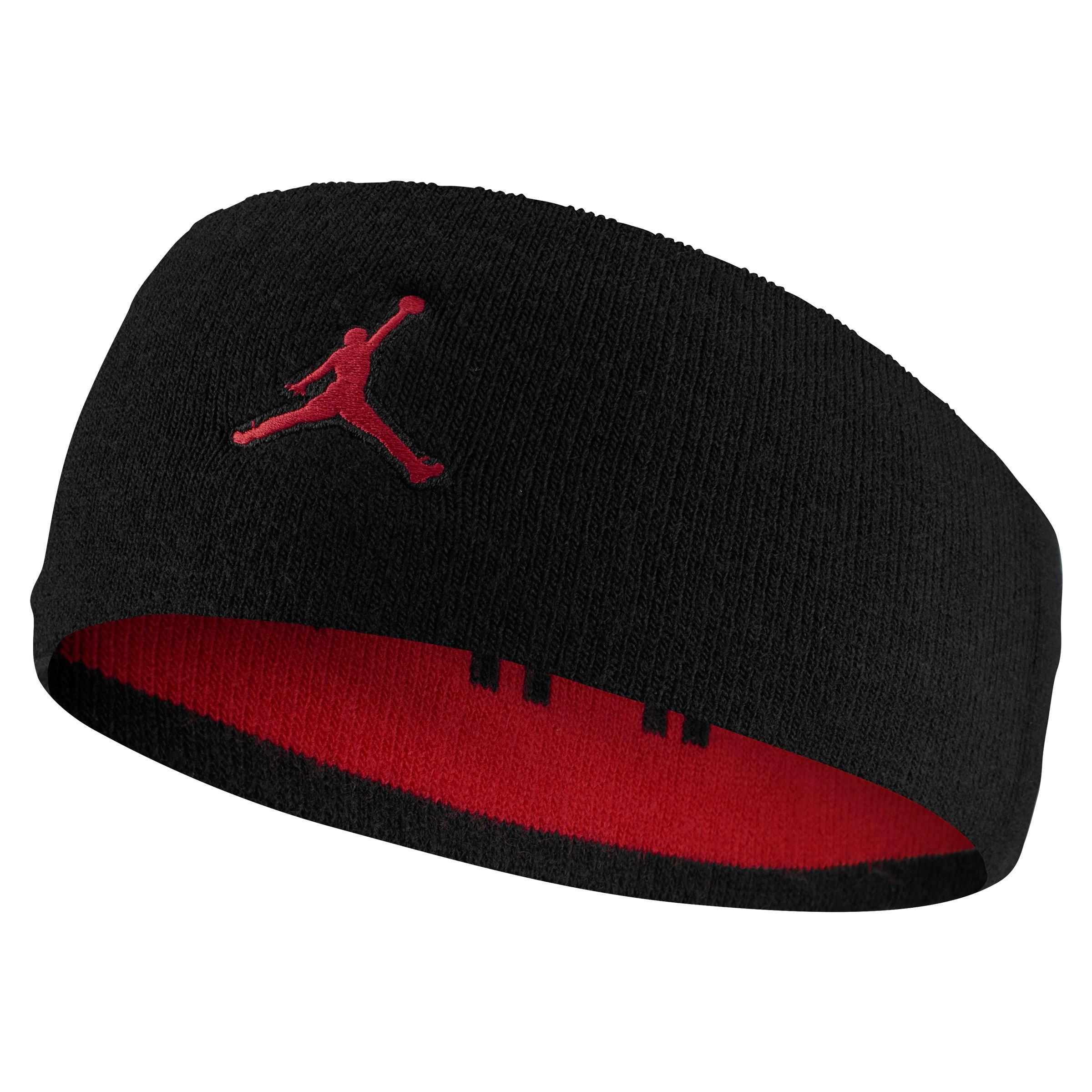 black and red jordan headband