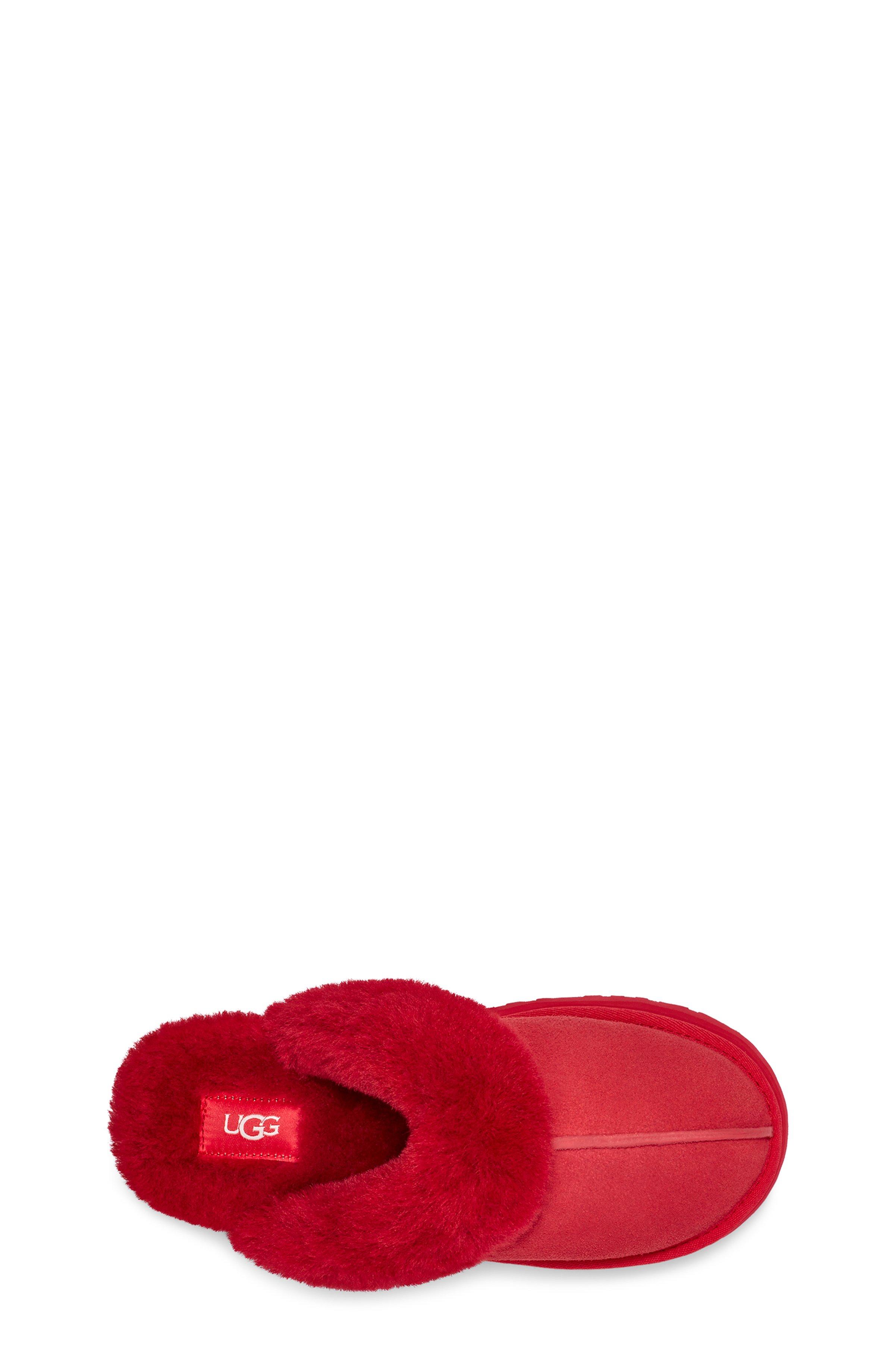 Red best sale ugg loafers