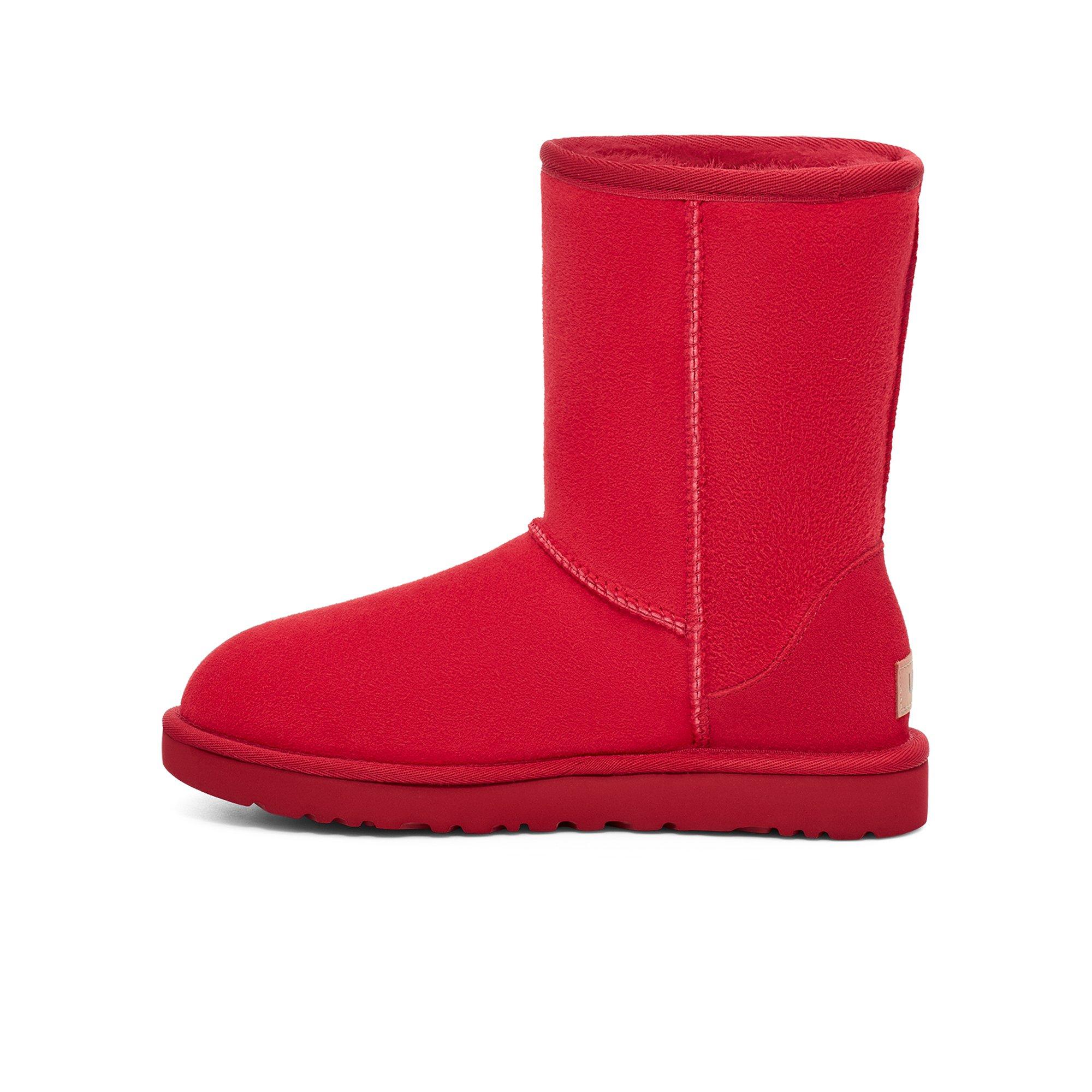 Red deals ugg boots