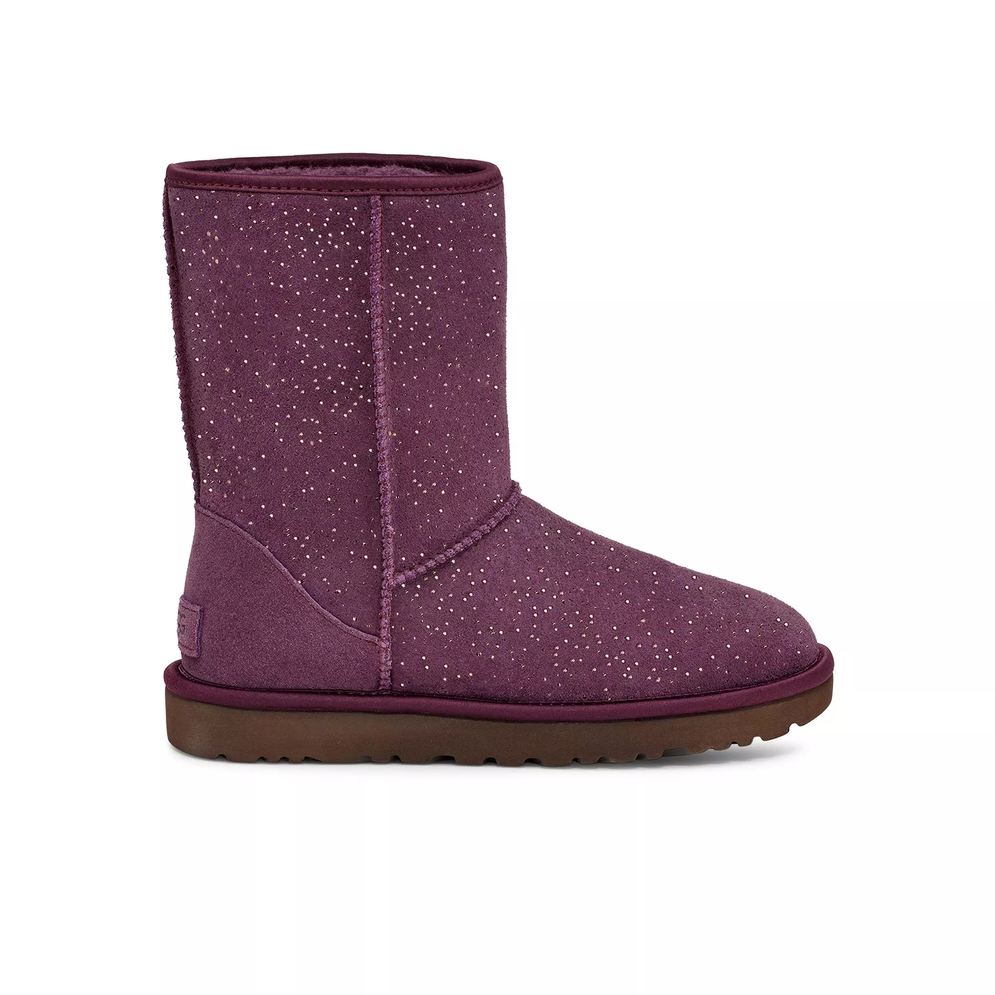 UGG Classic Short Metallic Spots "Pinot Noir" Women's Boot - PURPLE