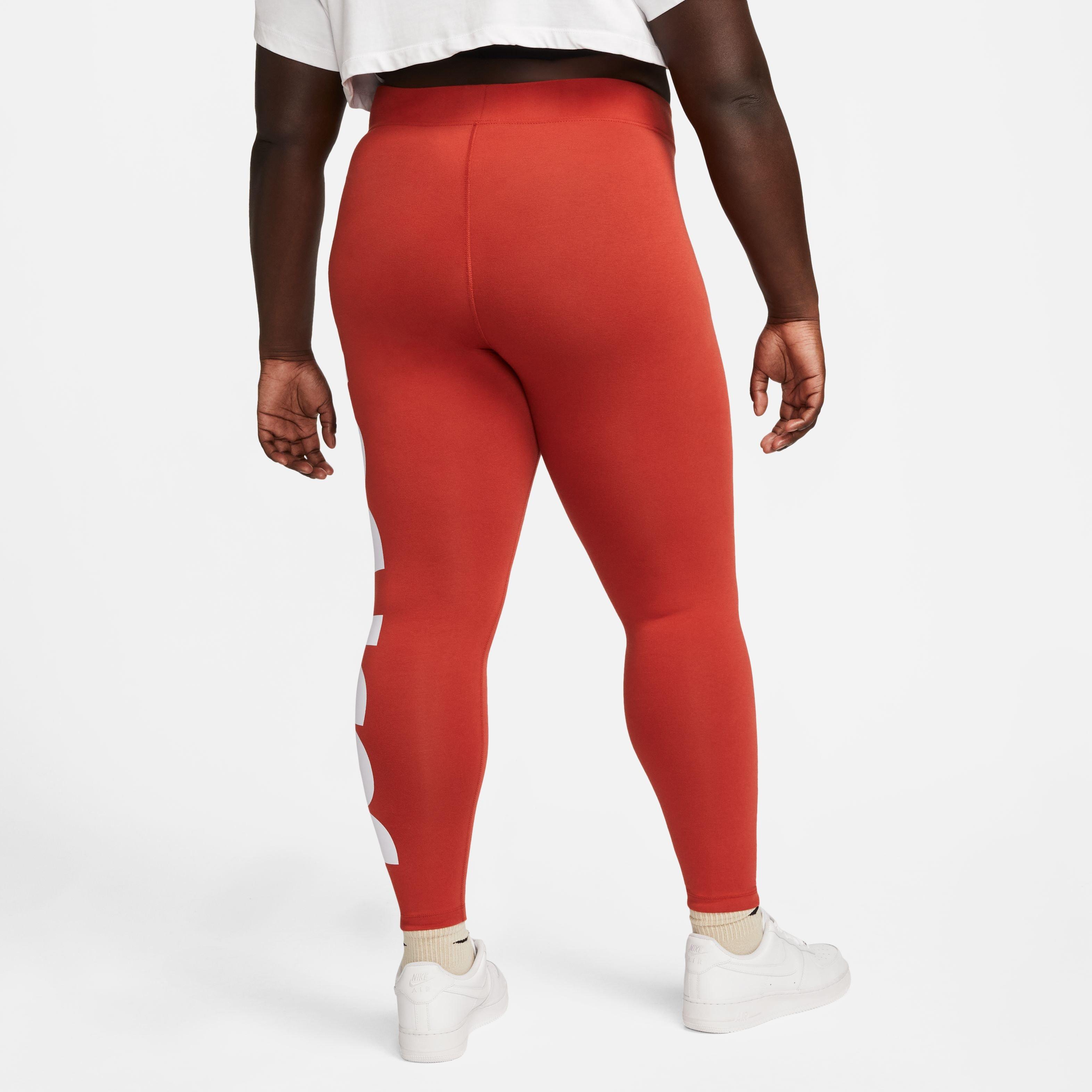 NWT Women's Nike One Tights Yoga Pants Burgundy Full Length Size