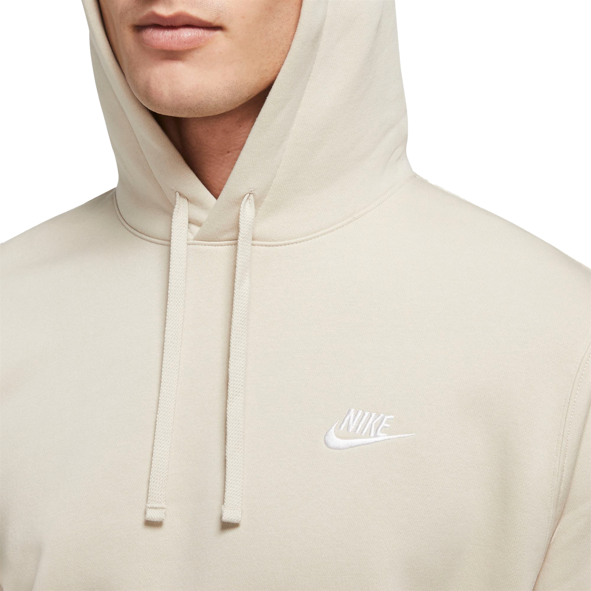 Nike Men's Sportswear Club Fleece Pullover Hoodie-Pink - Hibbett